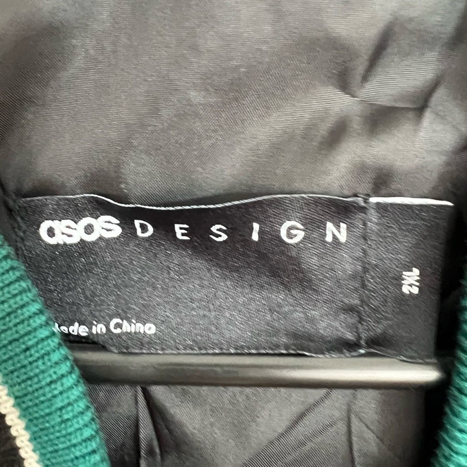 Asos ASOS Design Oversized Varsity Jacket Chenille Men's Size XXL Size US XXL / EU 58 / 5 - 7 Thumbnail