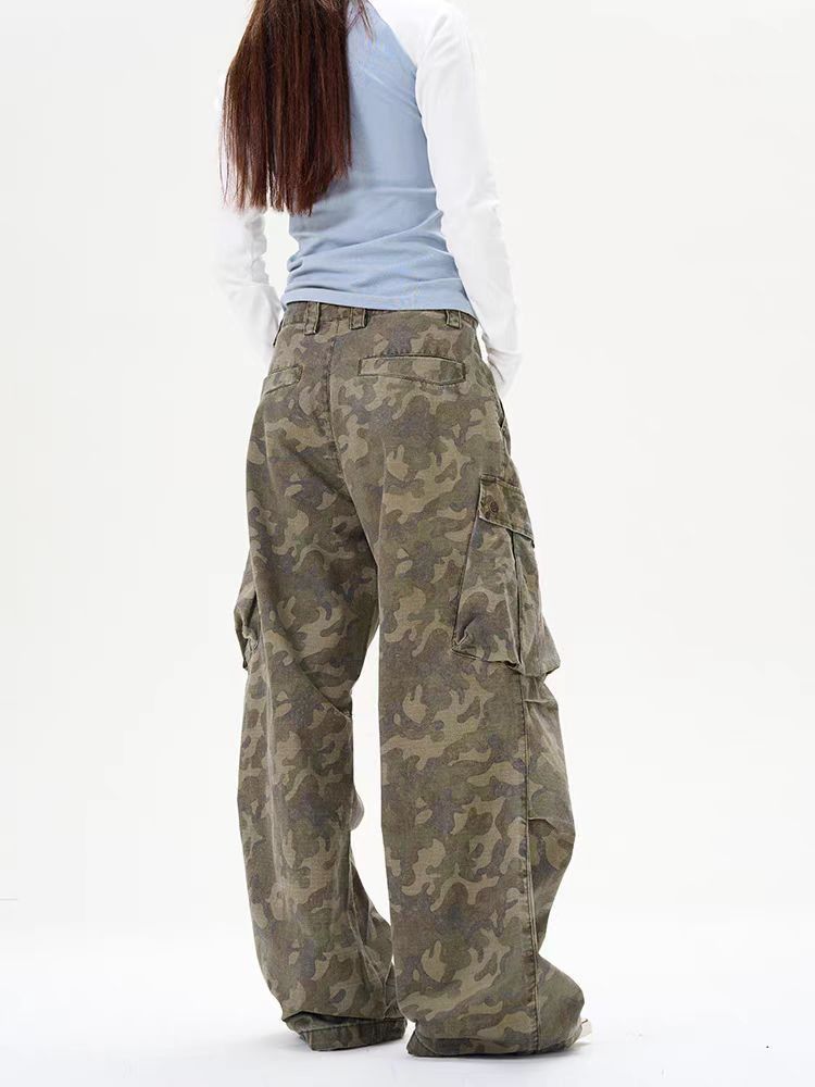 Japanese Brand × Vintage Vintage pleated multi-pocket camouflage work trousers Size US 32 / EU 48 - 3 Thumbnail