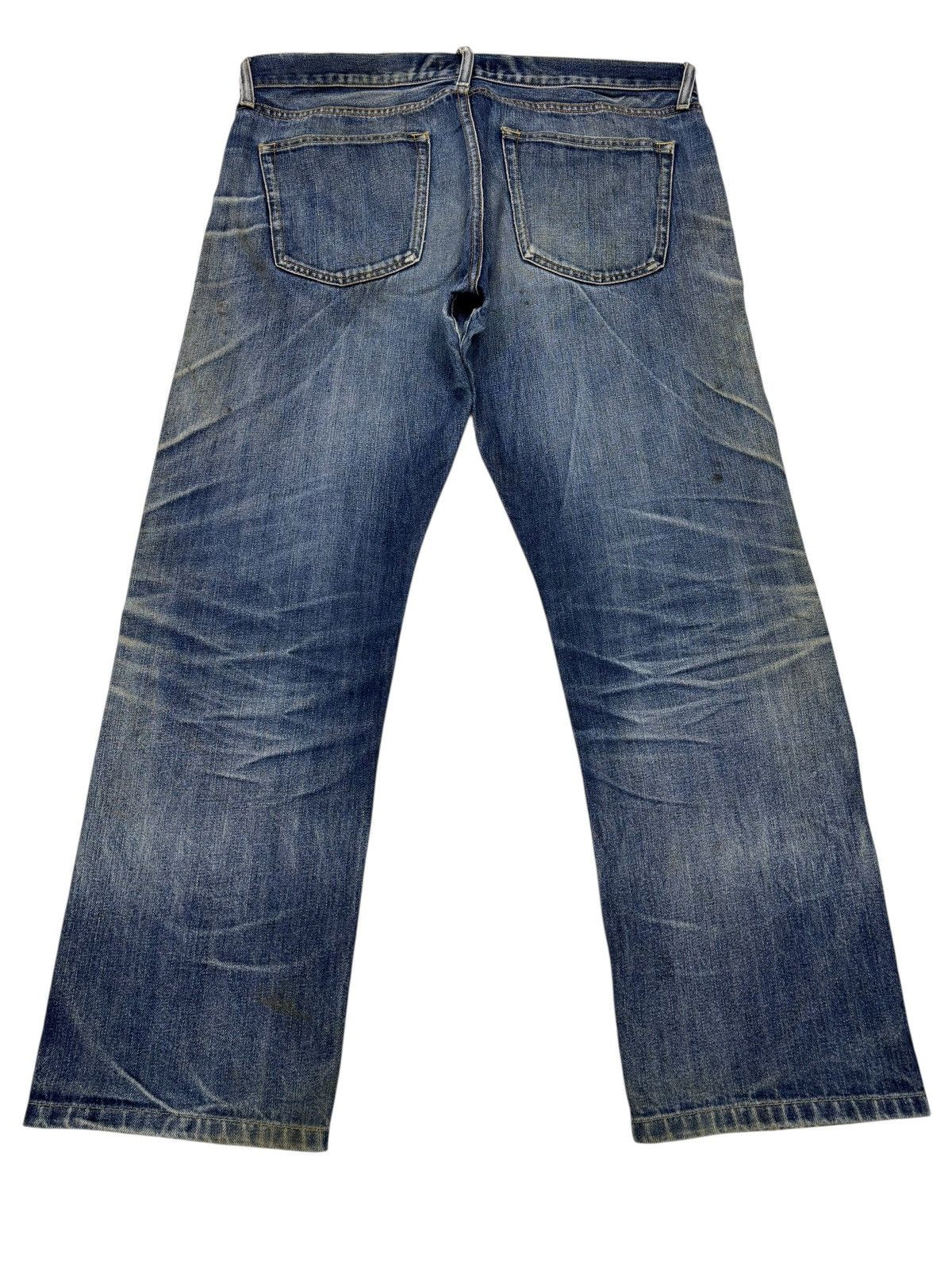 Undercover × Uniqlo Vintage Uniqlo Selvedge Dirty Distressed Denim Jeans Size US 36 / EU 52 - 4 Thumbnail