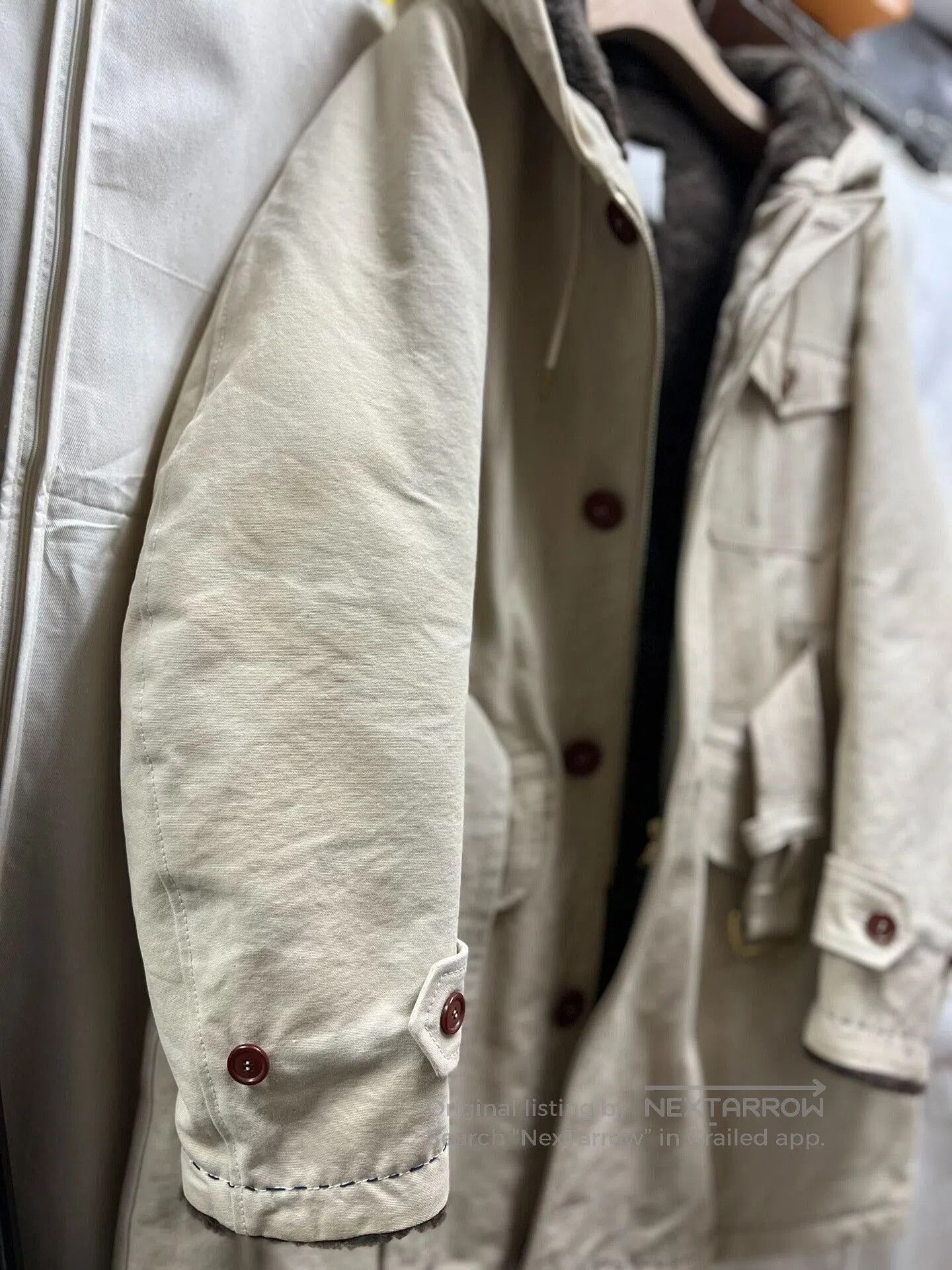 Visvim VISVIM Admiral Parka IT in Ivory. Size US S / EU 44-46 / 1 - 4 Thumbnail