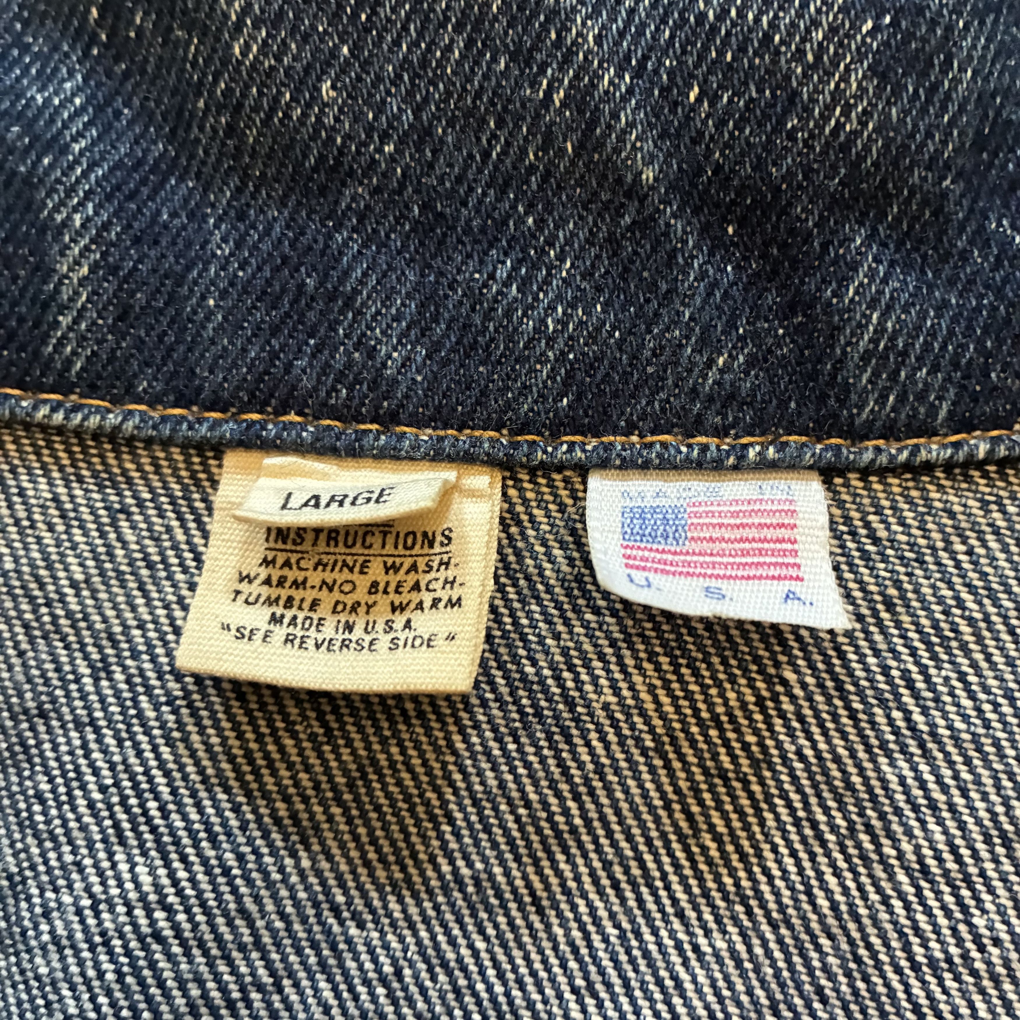 Other 80s Smith & Wesson Acid Wash Denim Trucker Jacket USA L Size US L / EU 52-54 / 3 - 4 Thumbnail