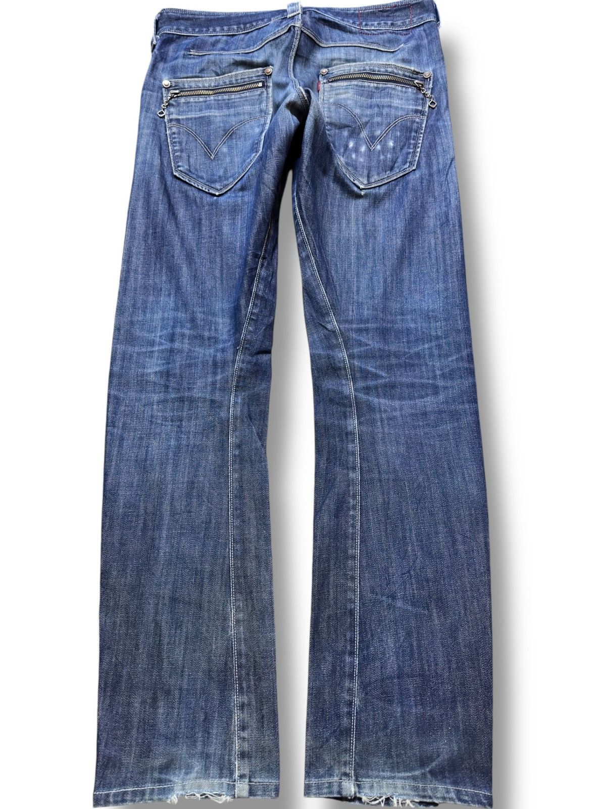 Engineered Garments × Levi's Vintage Levi’s Engineered Garments Twisted Leg Denim Size US 31 - 5 Thumbnail