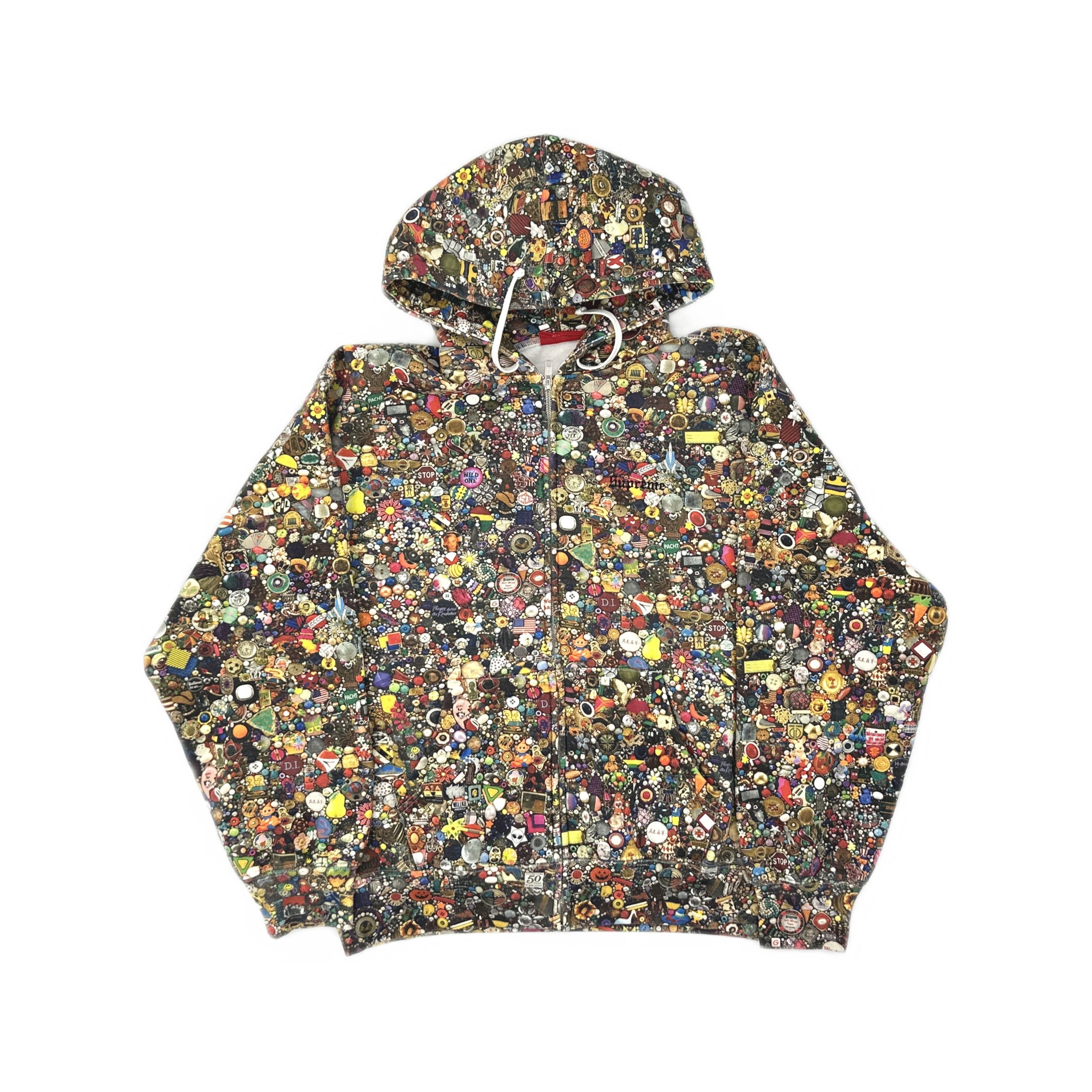 Martine Rose × Supreme Martine Rose x Supreme towel zip up hoodie