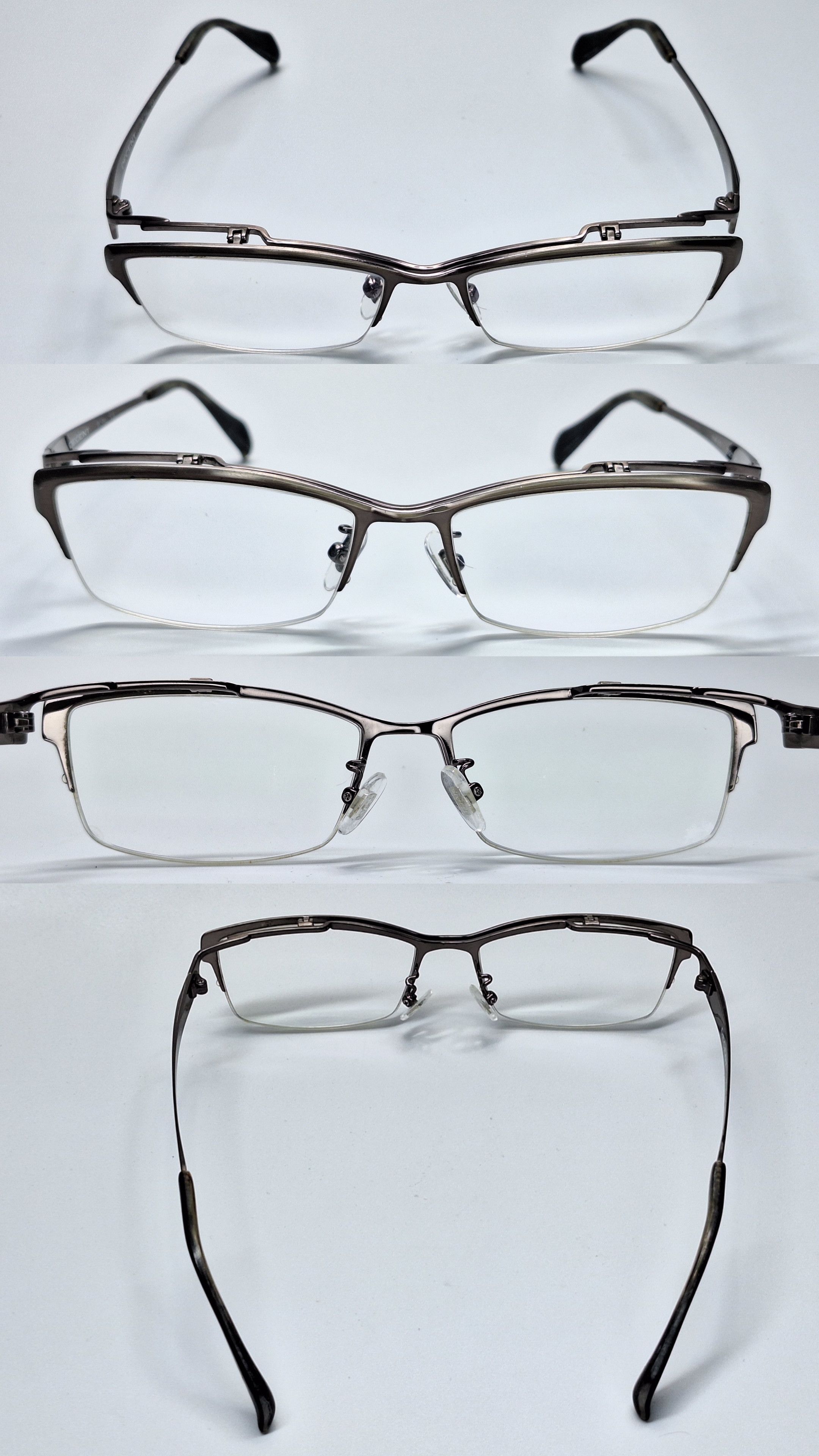Vintage DECENT DC-3461 Hasegawa Sabae Titanium Flip-Up Eyeglass Size ONE SIZE - 3 Thumbnail