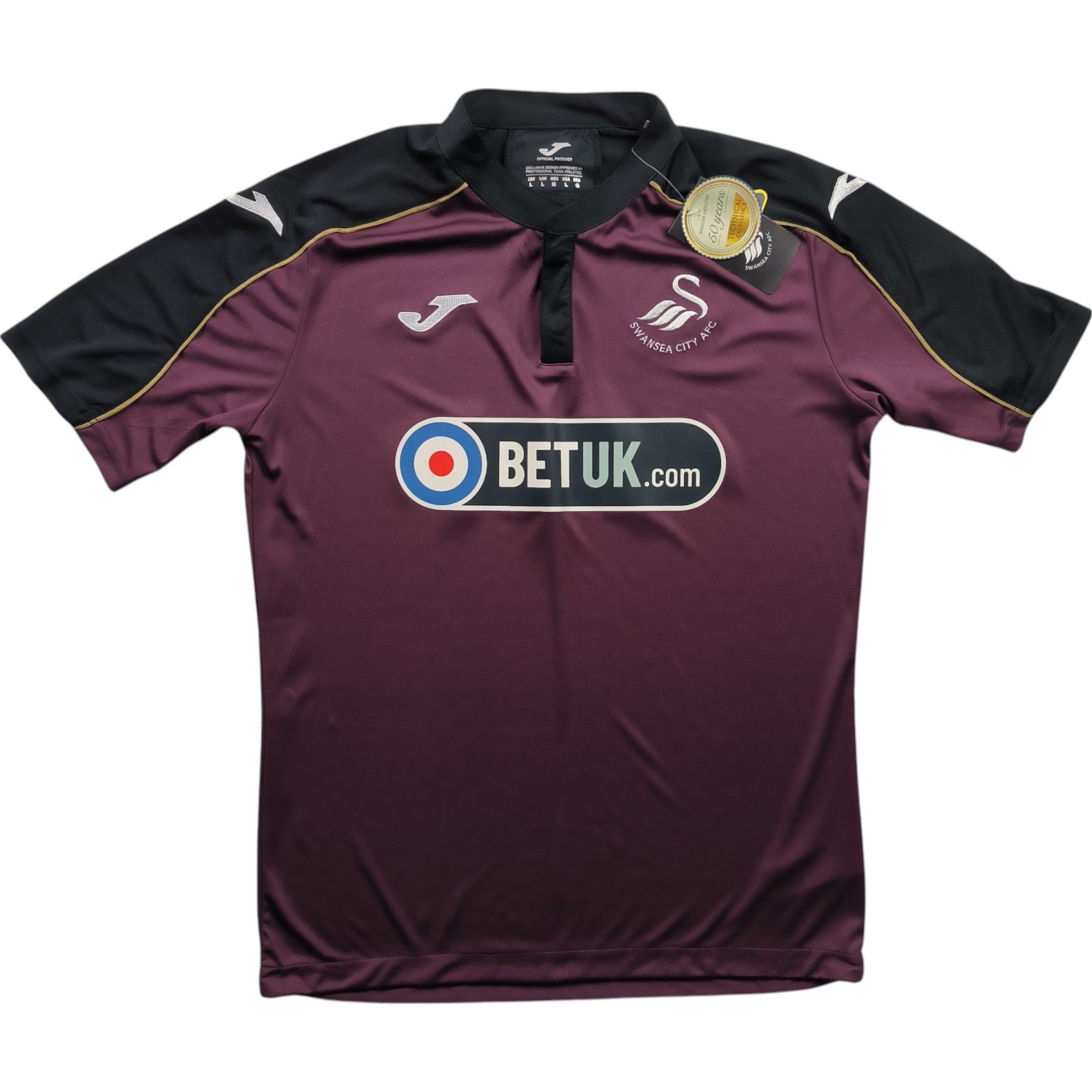 Joma NEW Swansea City 2018-19 Joma third football jersey size L Size US L / EU 52-54 / 3 - 1 Thumbnail