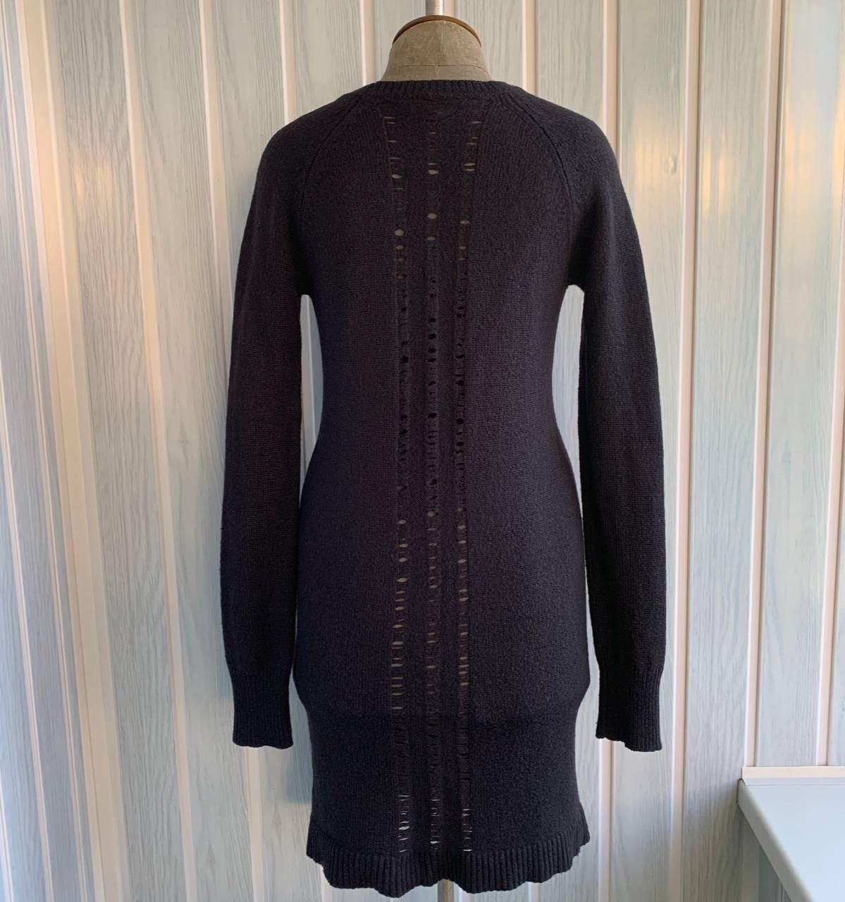 Adidas × Y-3 Adidas x Y-3 Yohji Yamamoto 2010 Black Wool & Polyamid Dress Size M / US 6-8 / IT 42-44 - 2 Thumbnail