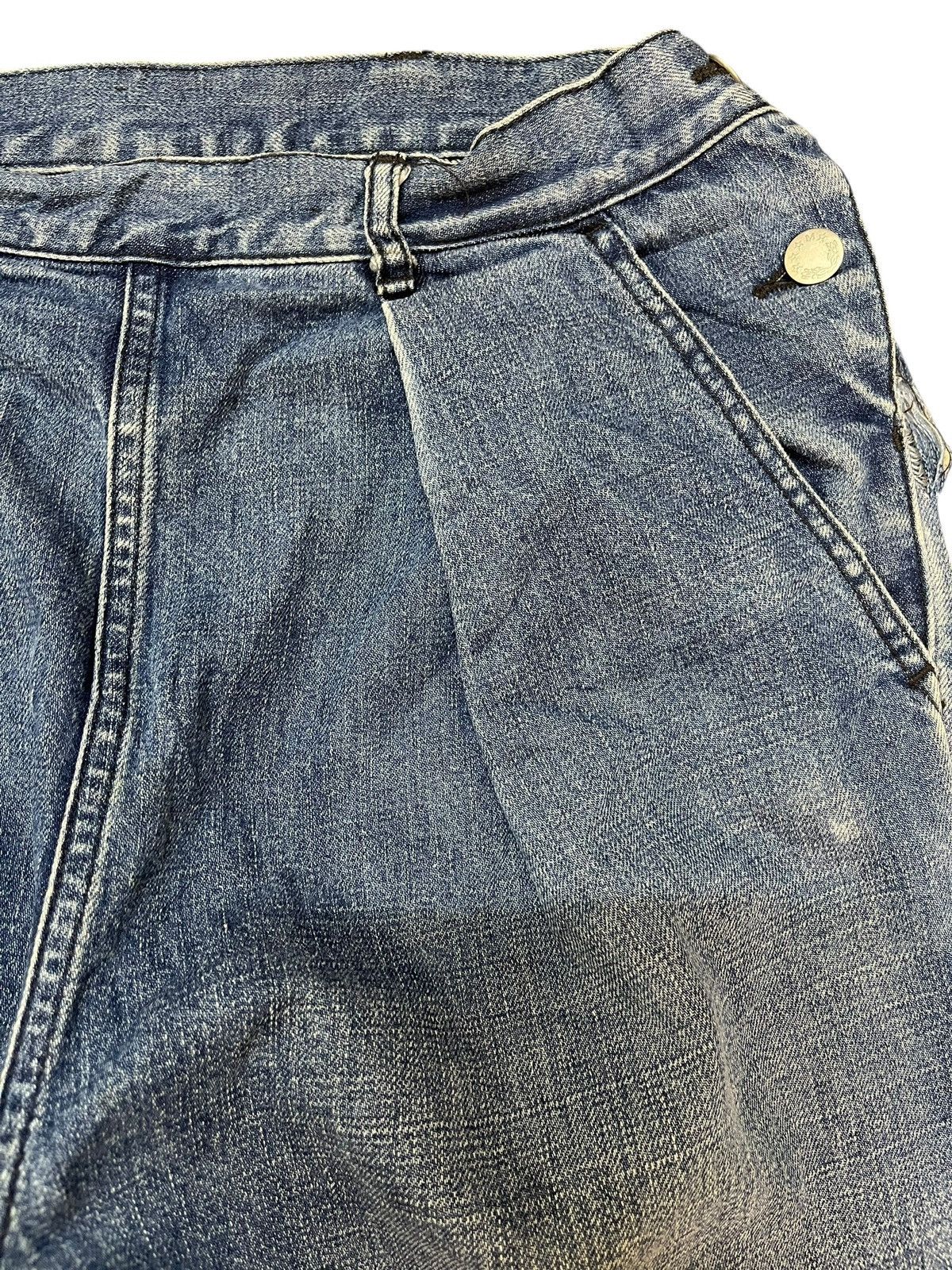 Japanese Brand × Vintage Vintage Macphee Double Side Button Baggy Denim Size US 27 - 6 Thumbnail