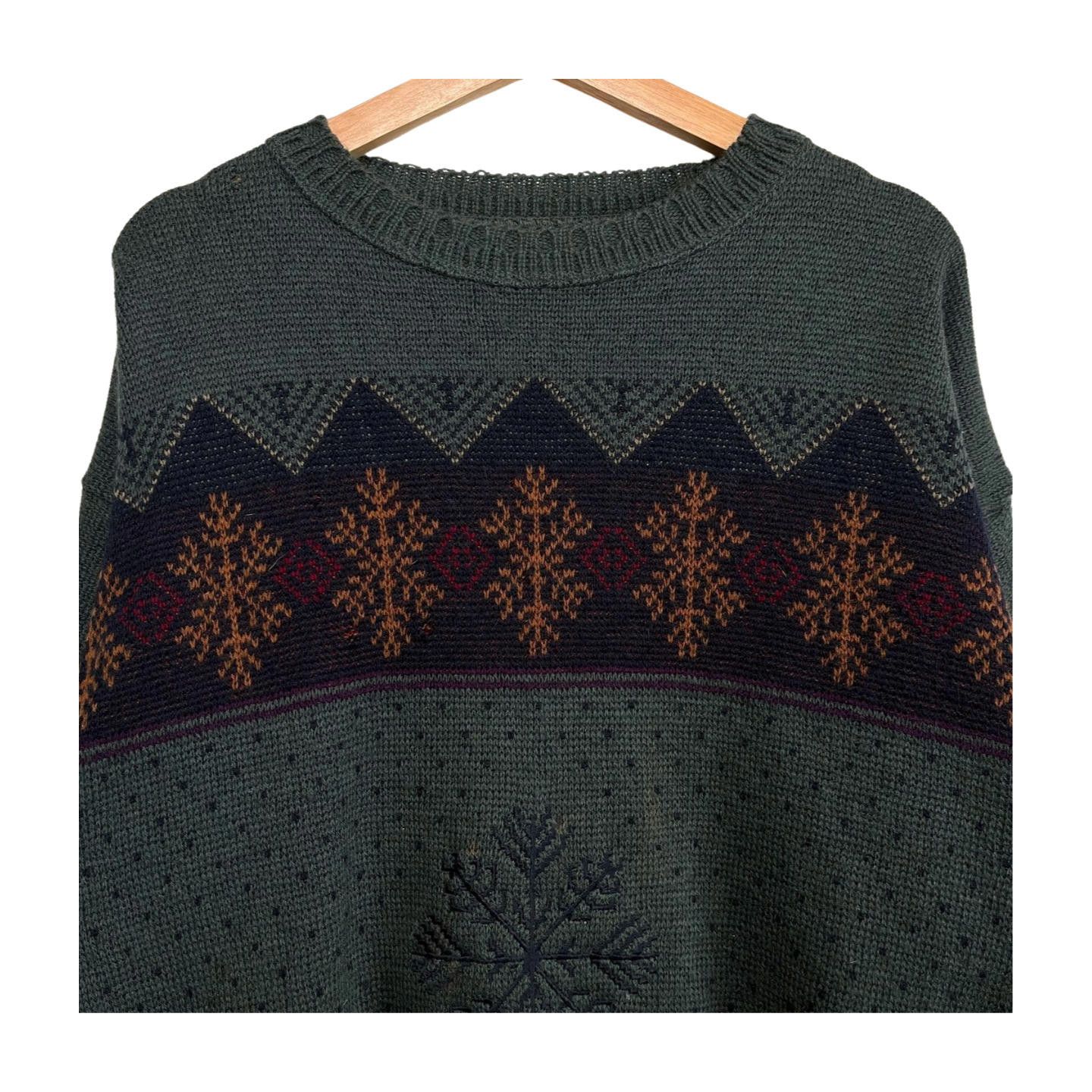 Pendleton × Vintage Vintage 90s Pendleton Wool Knitted Sweater L Geometric Size US L / EU 52-54 / 3 - 2 Thumbnail