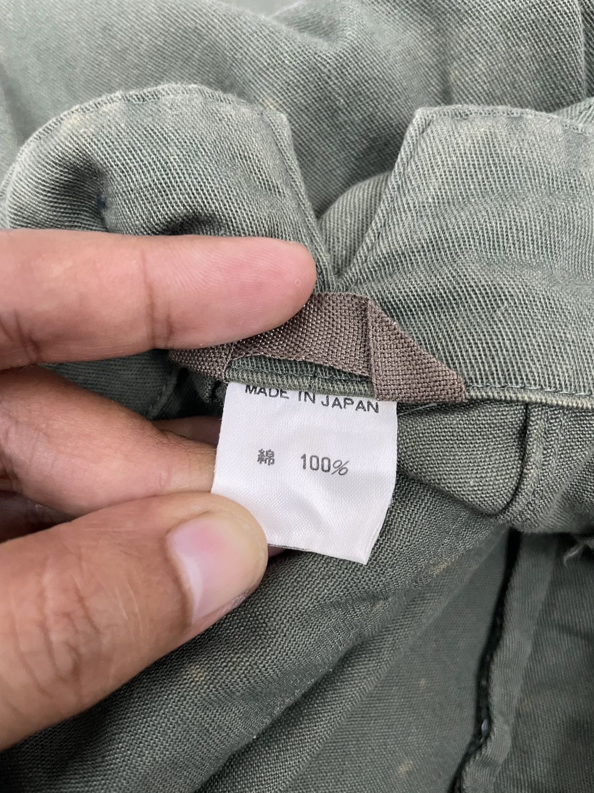 Yohji Yamamoto Vtg Y's Yohji Yanamoto Green Army Pant Size US 26 / EU 42 - 17 Thumbnail