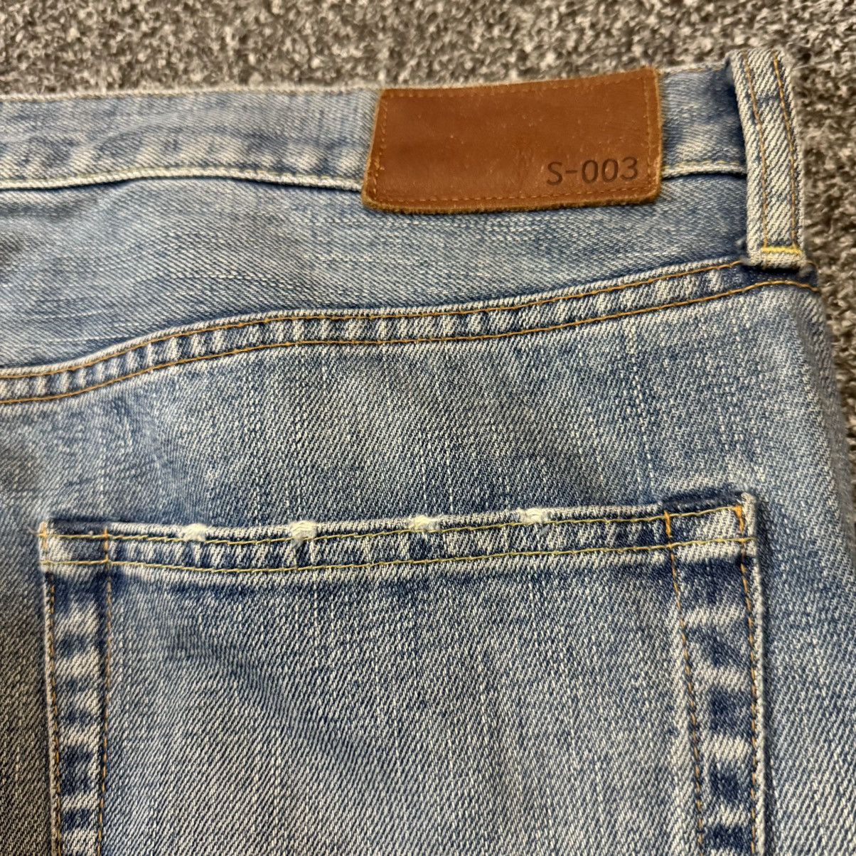 Jun Takahashi 🇯🇵 90s S003 Uniqlo x Lemaire Blue Washed Baggy Jeans Size US 36 / EU 52 - 4 Thumbnail