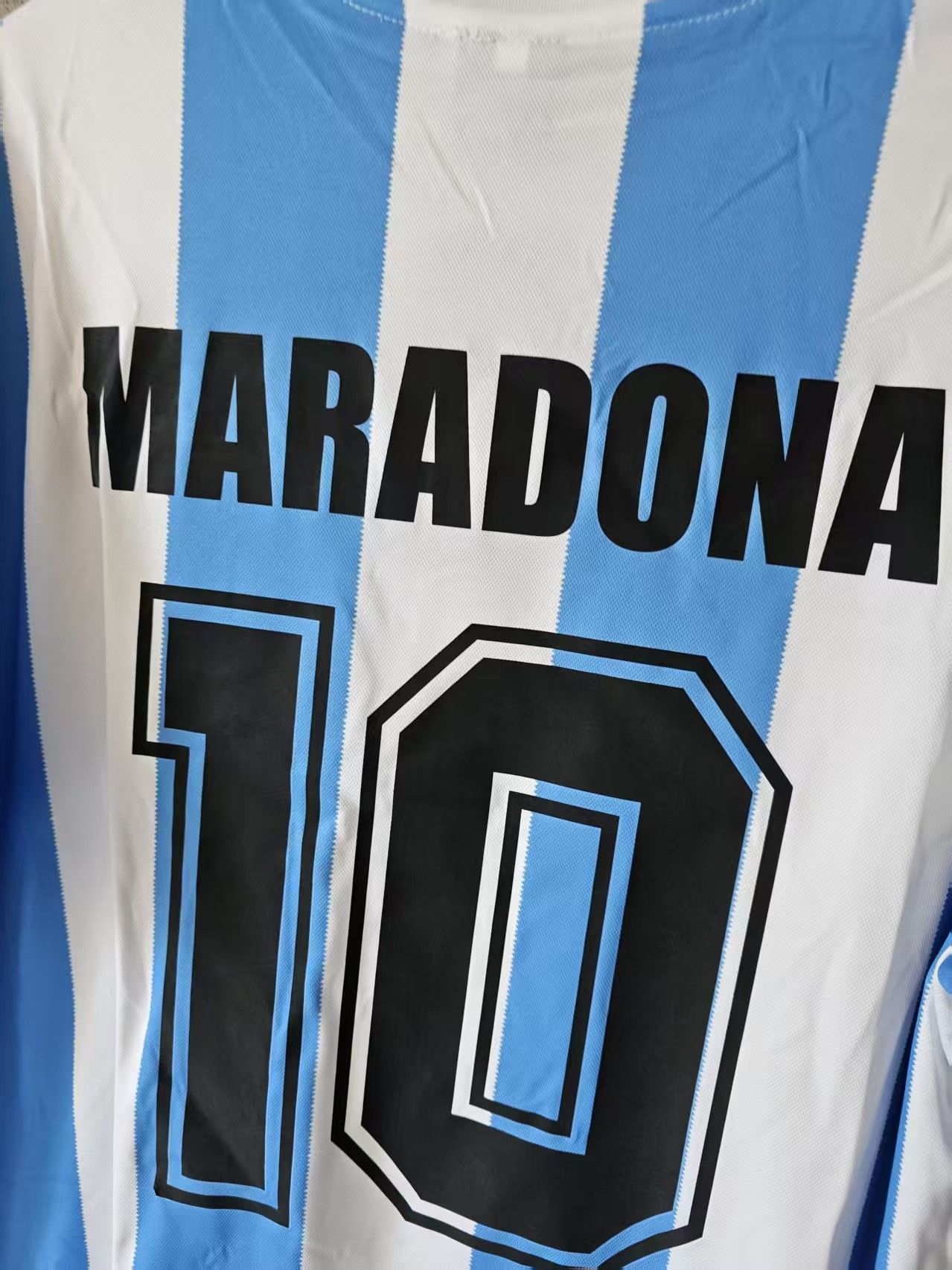 Other 1986 Argentina #10 Maradona Jersey Home Size US S / EU 44-46 / 1 - 6 Thumbnail