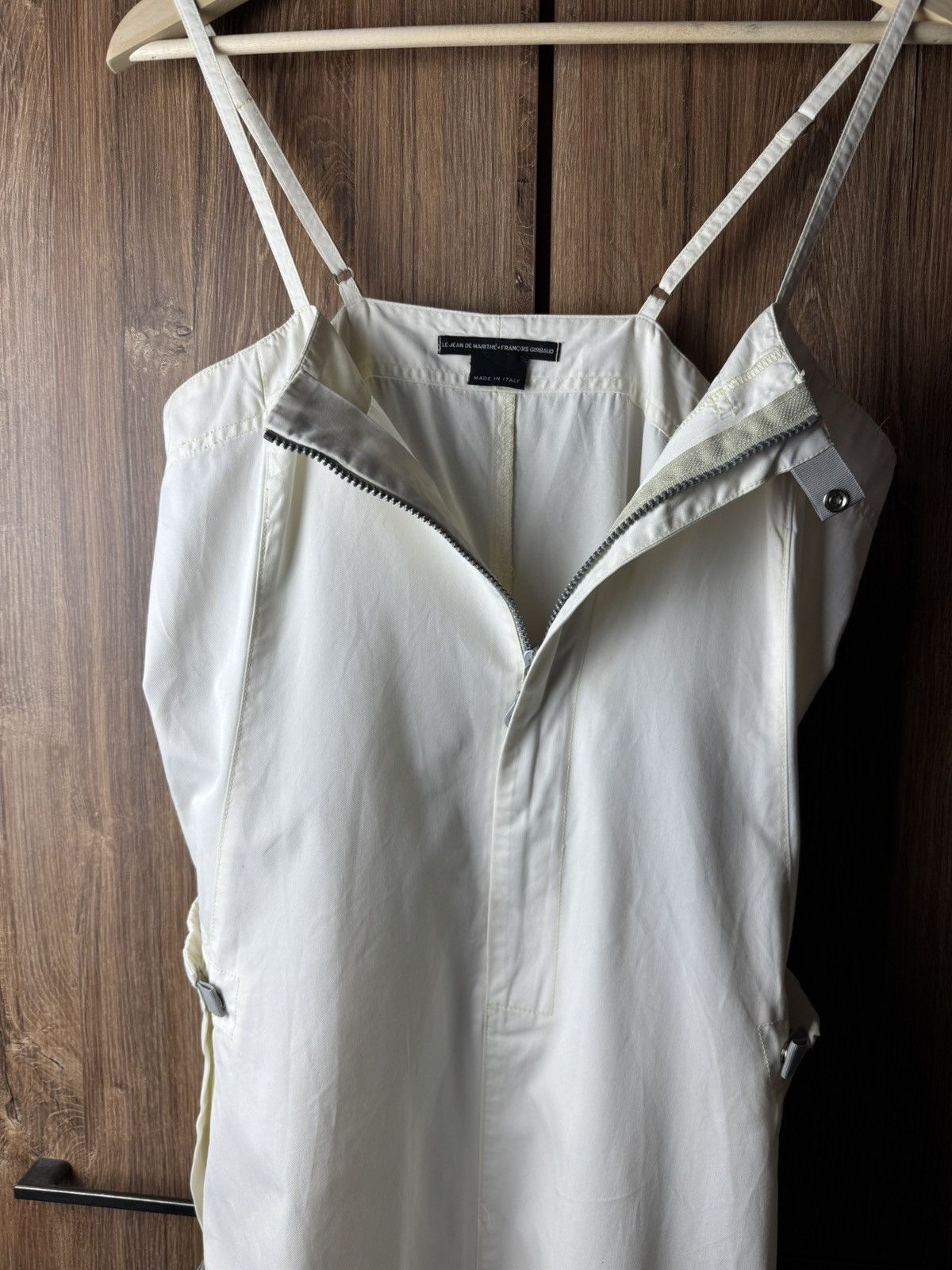 Japanese Brand × Vintage Women's Vintage Dress White Marithé + François Girbaud Size L / US 10 / IT 46 - 6 Thumbnail
