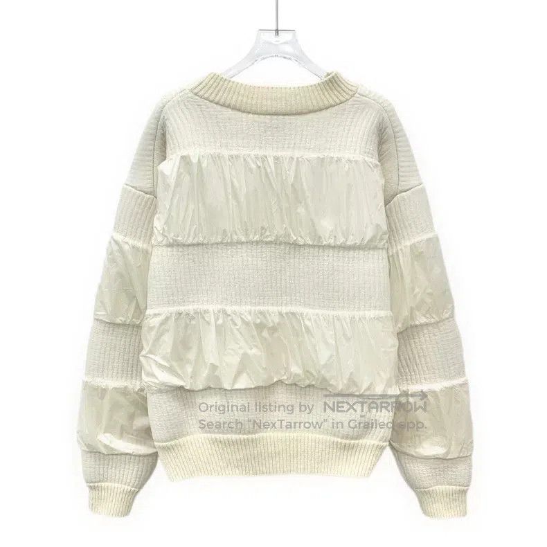 Louis Vuitton Louis Vuitton Crewneck Long-Sleeve Knit Sweater in Beige N Size US XS / EU 42 / 0 - 2 Thumbnail