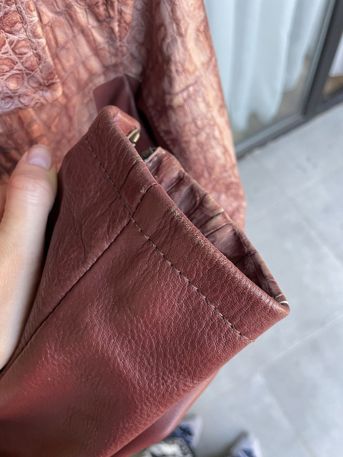 Designer × Diesel Vintage y2k women lather cropped jacket DIESEL Size XS / US 0-2 / IT 36-38 - 11 Thumbnail