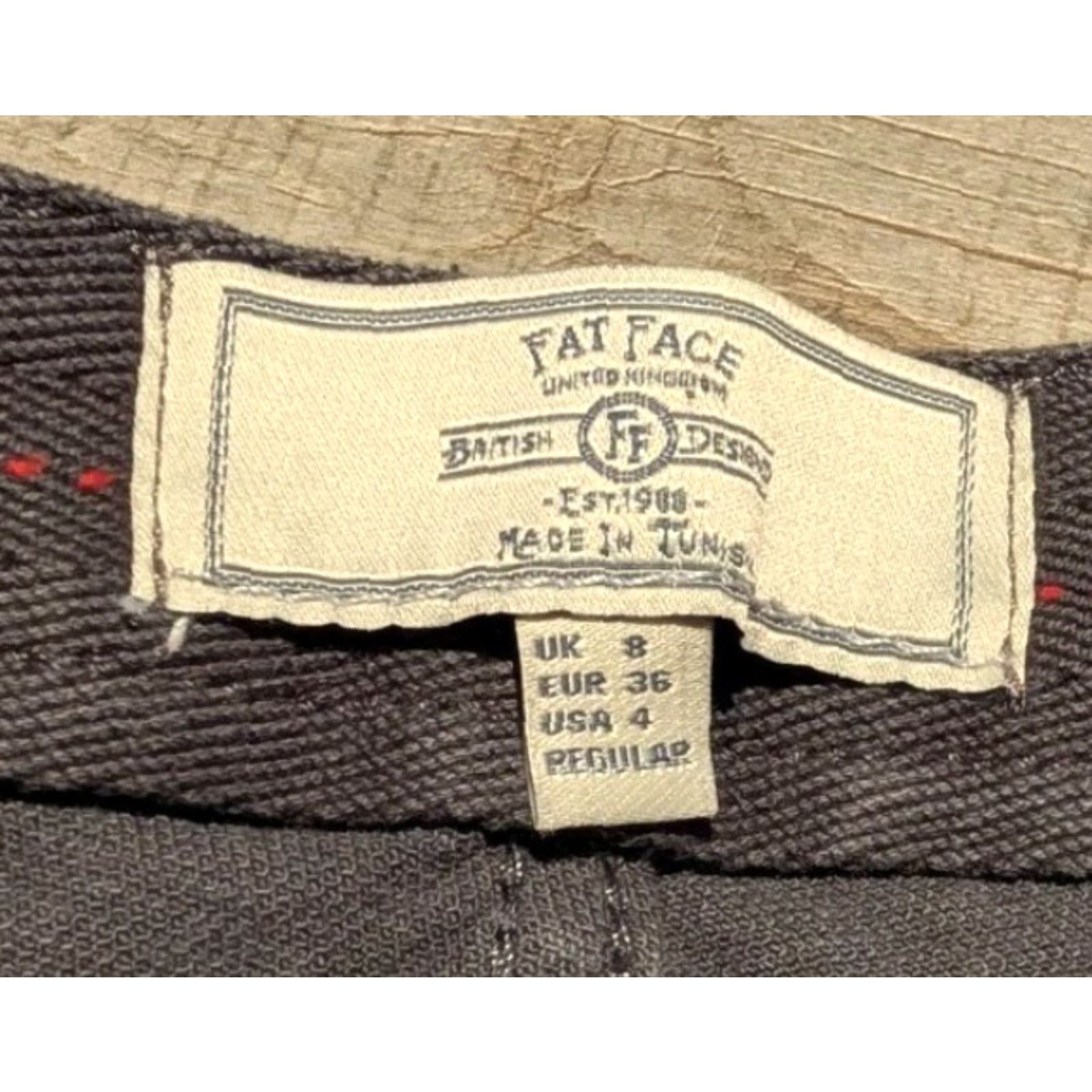 FatFace Fat Face Women’s Gray Canvas Stretch Jeans Sz 4 US / 8 UK Jeans Slim High Rise 5-Pocket City UK Recycled? (No extra) Size 27" / US 4 / IT 40 - 6 Thumbnail