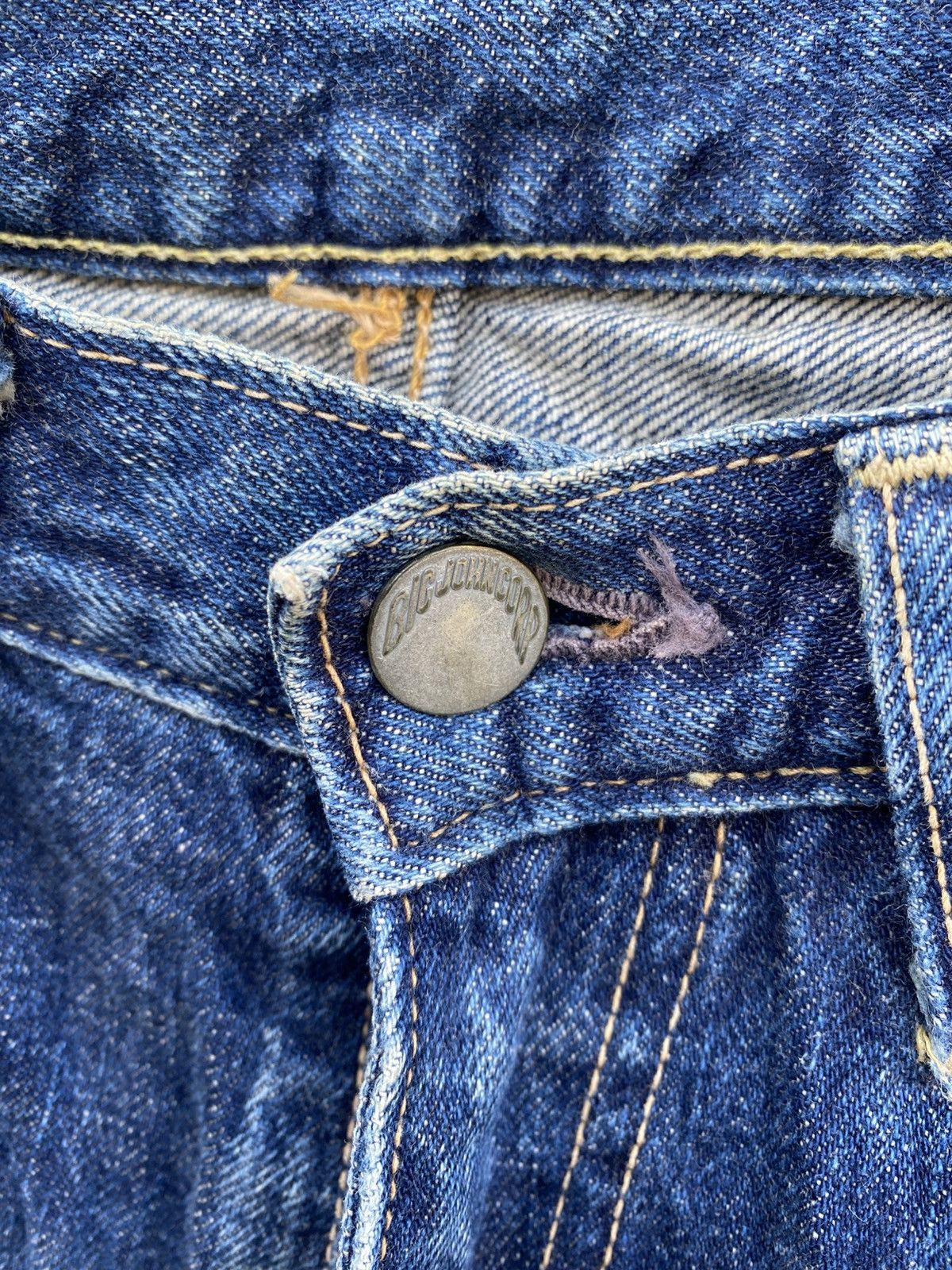 Big John Vintage Big John Selvedge Distressed Jeans Size US 29 - 5 Thumbnail