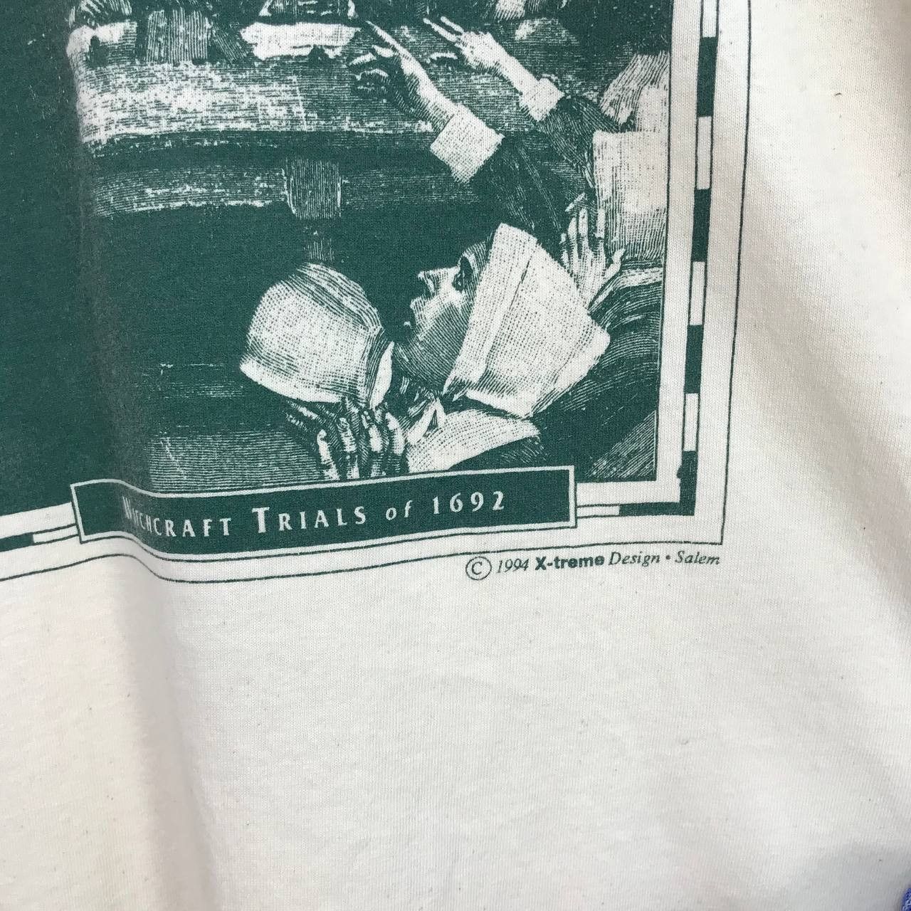 Salem Sportswear × Vintage RARE VINTAGE 1994 SALEM XTREME DESIGN WITCHCRAFT TRIALS Size US M / EU 48-50 / 2 - 7 Thumbnail