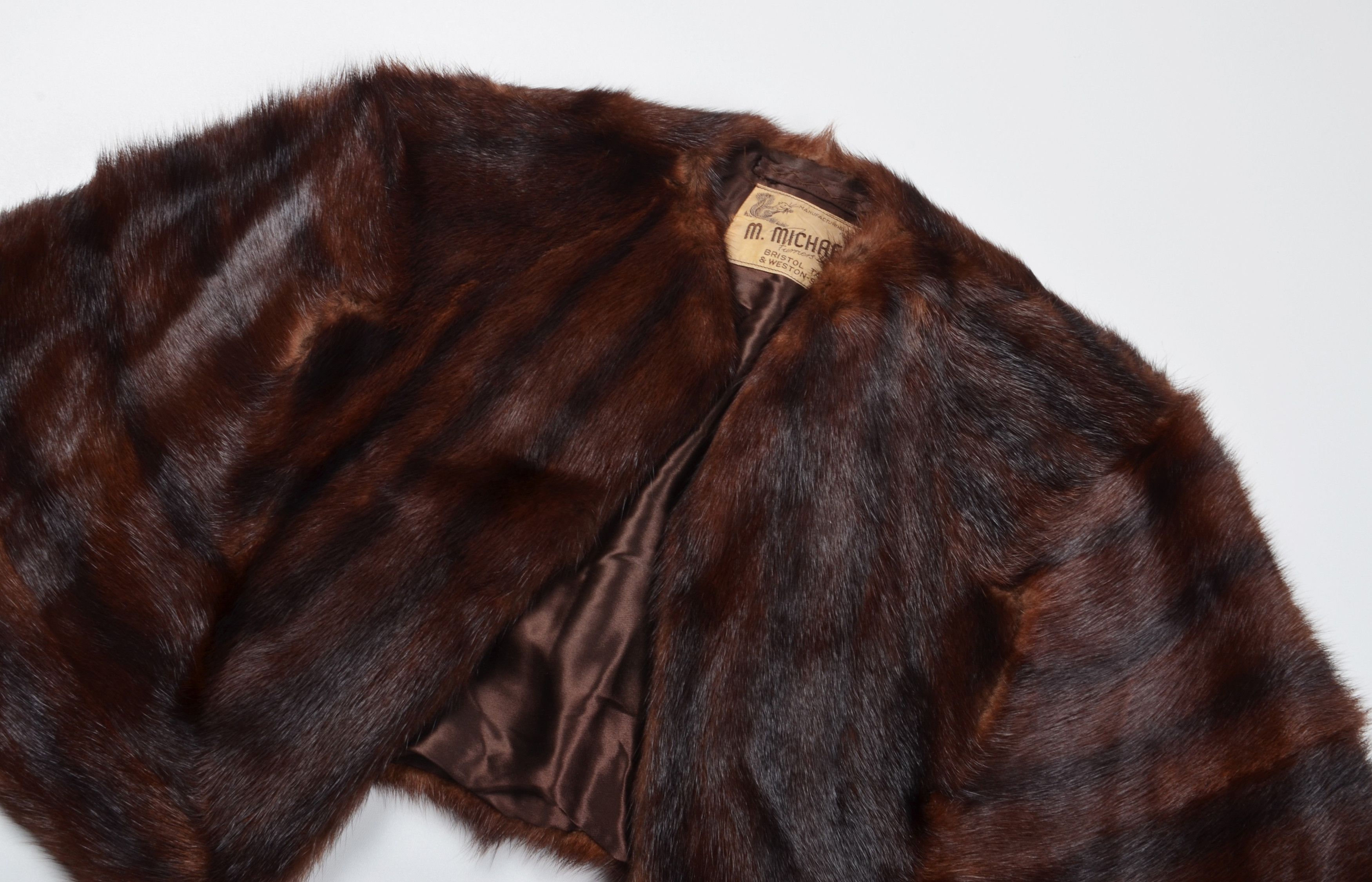 Vintage Vintage M. Michaels Furriers Real Mink Capelet Bolero Size ONE SIZE - 5 Thumbnail