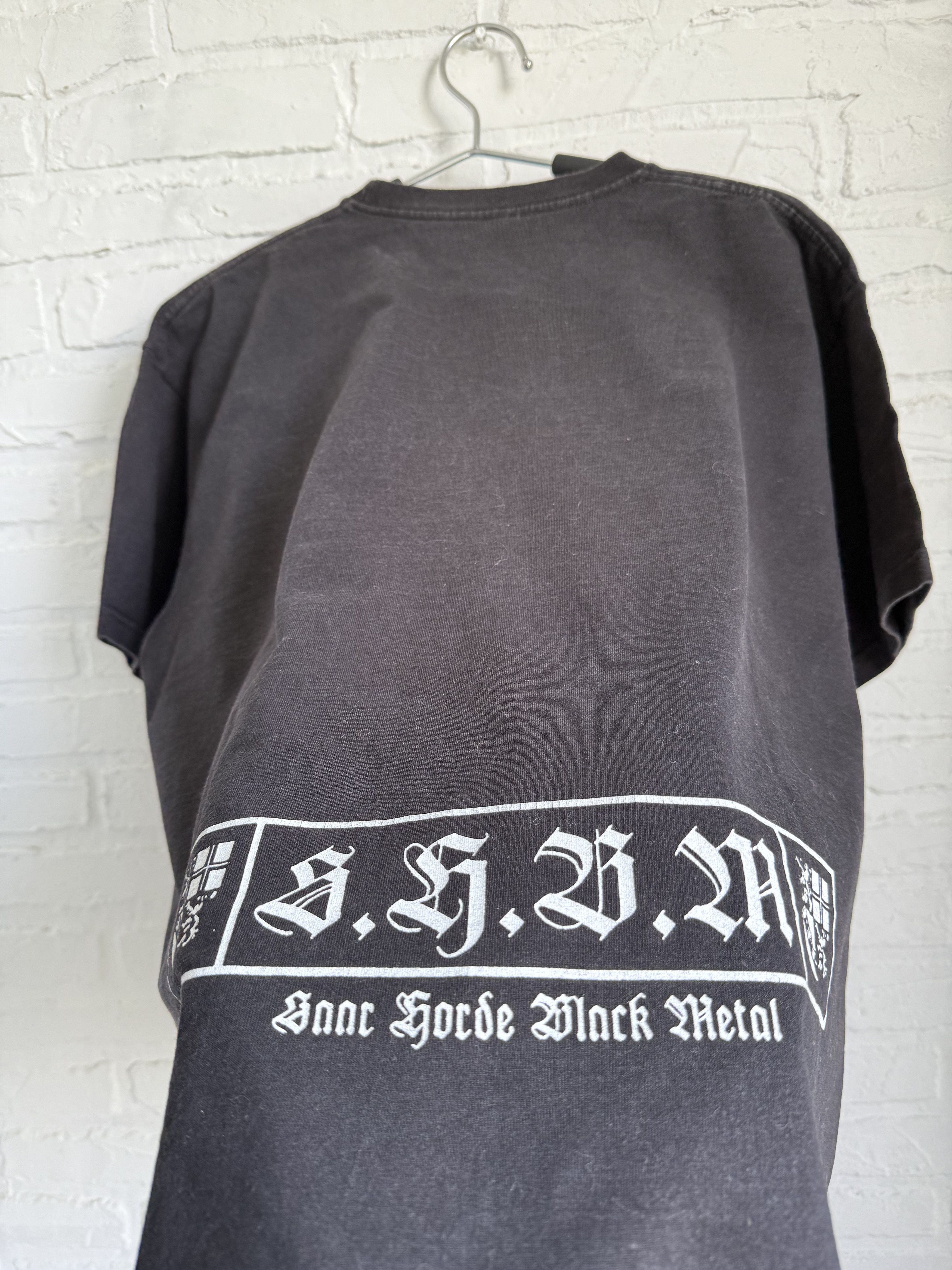 Band Tees × Vintage Vintage 2000s Frostland Black Metal t-shirt Size US L / EU 52-54 / 3 - 7 Thumbnail