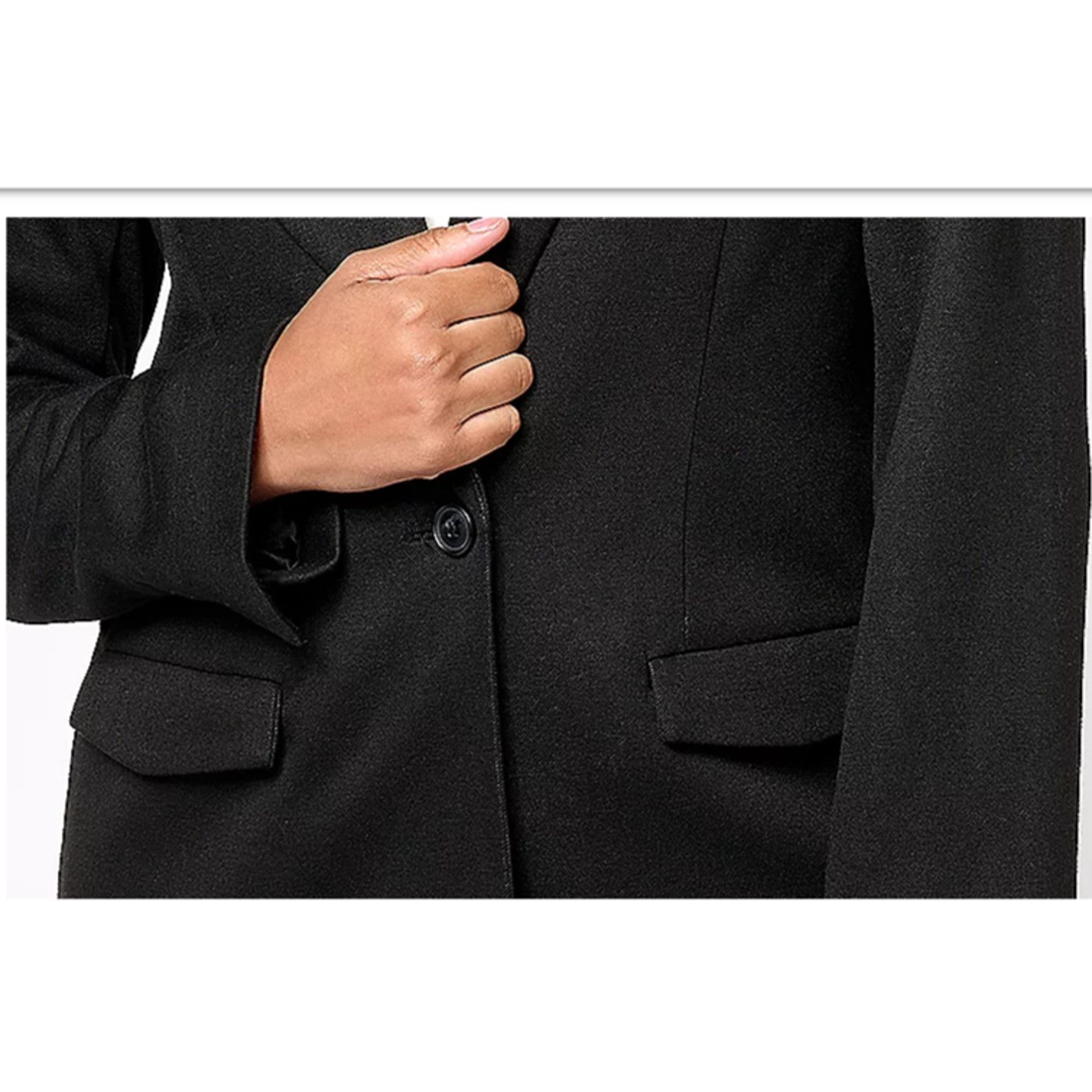 Parker Studio Park x Courtney Khondabi Blazer Black 2X A608666 Size XXL / US 16-18 / IT 52-54 - 2 Thumbnail