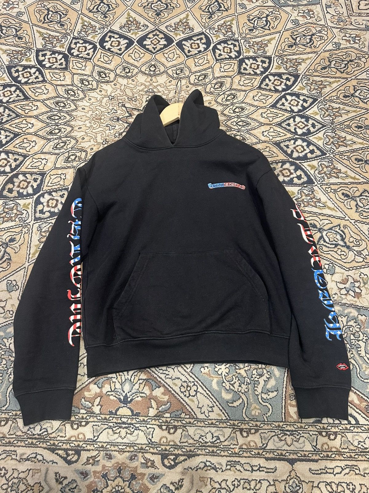 Chrome Hearts Chrome Hearts American Flag Hoodie Size US S / EU 44-46 / 1 - 2 Thumbnail