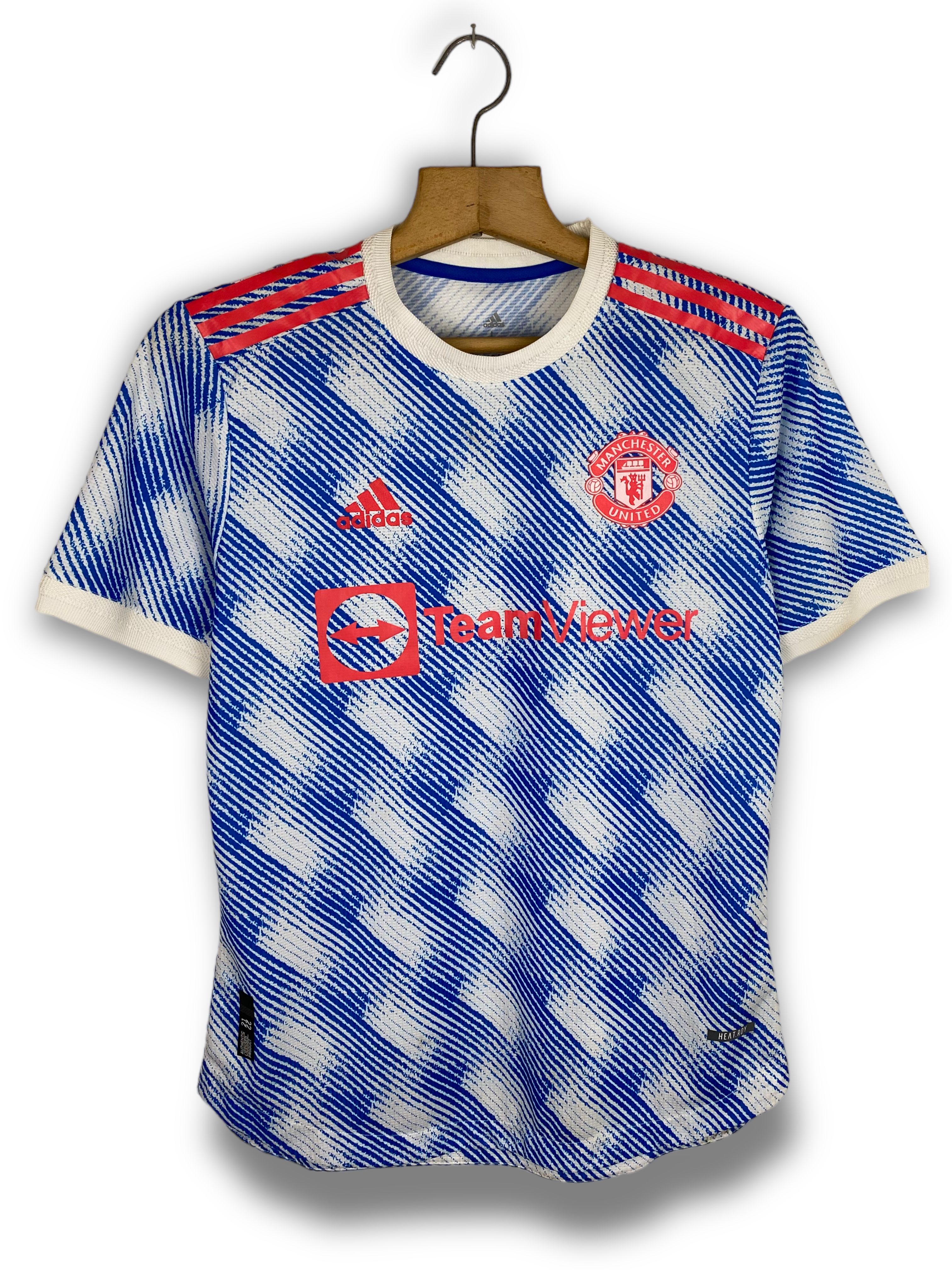 Pre-owned Adidas X Manchester United 21/22 Adidas Manchester United Teamviewer Soccer Jersey M508 In Pattern