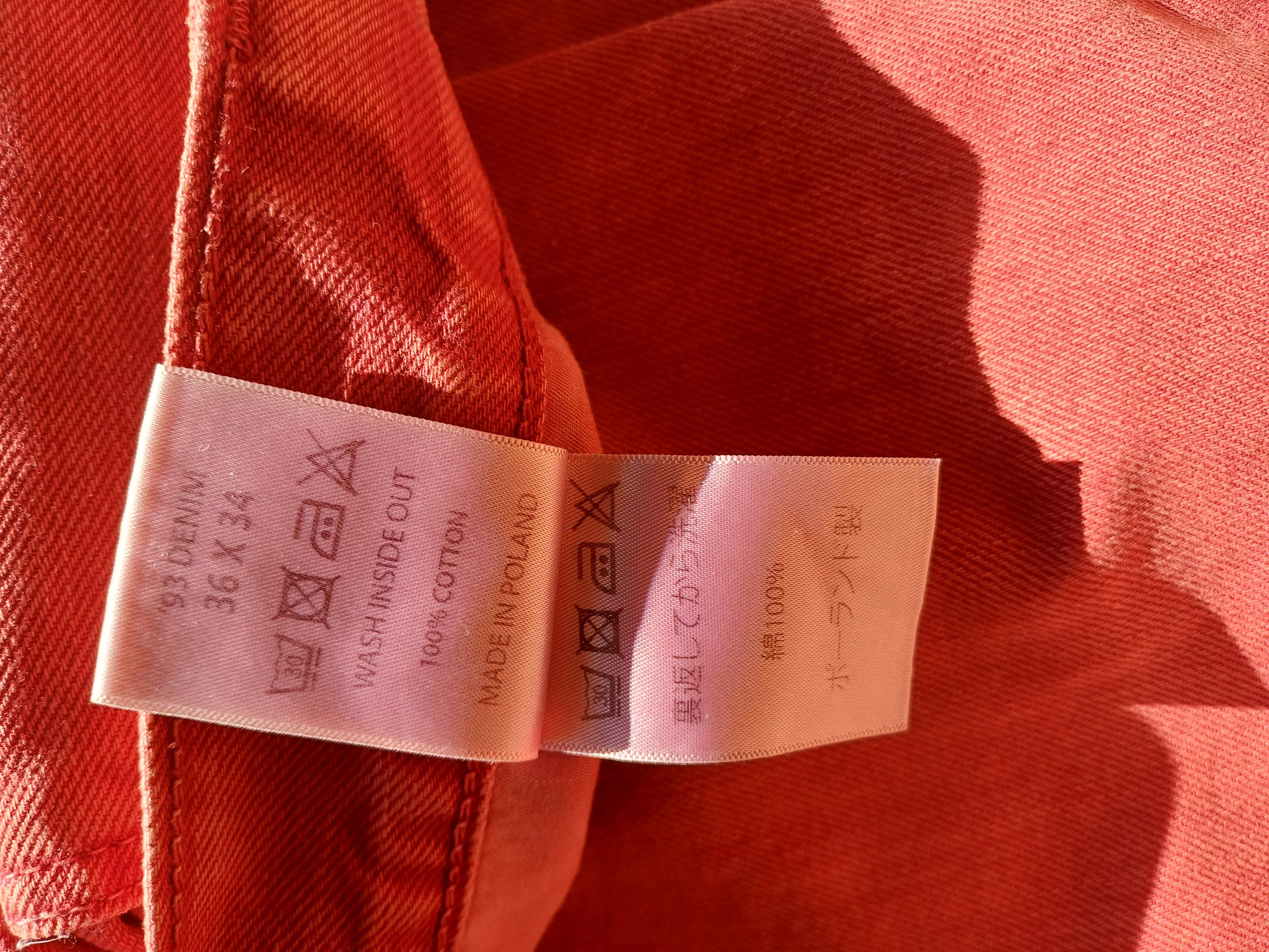 Polar Skate Co. Polar Skate Co '93 Washed Red Denim Size US 34 / EU 50 - 6 Thumbnail