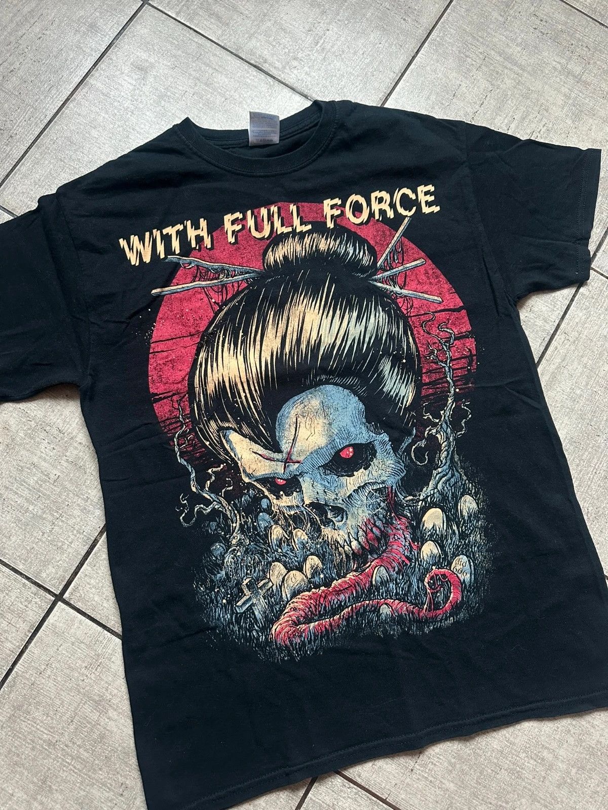 Band Tees Vintage Tee Band With Full Force Size US M / EU 48-50 / 2 - 2 Thumbnail