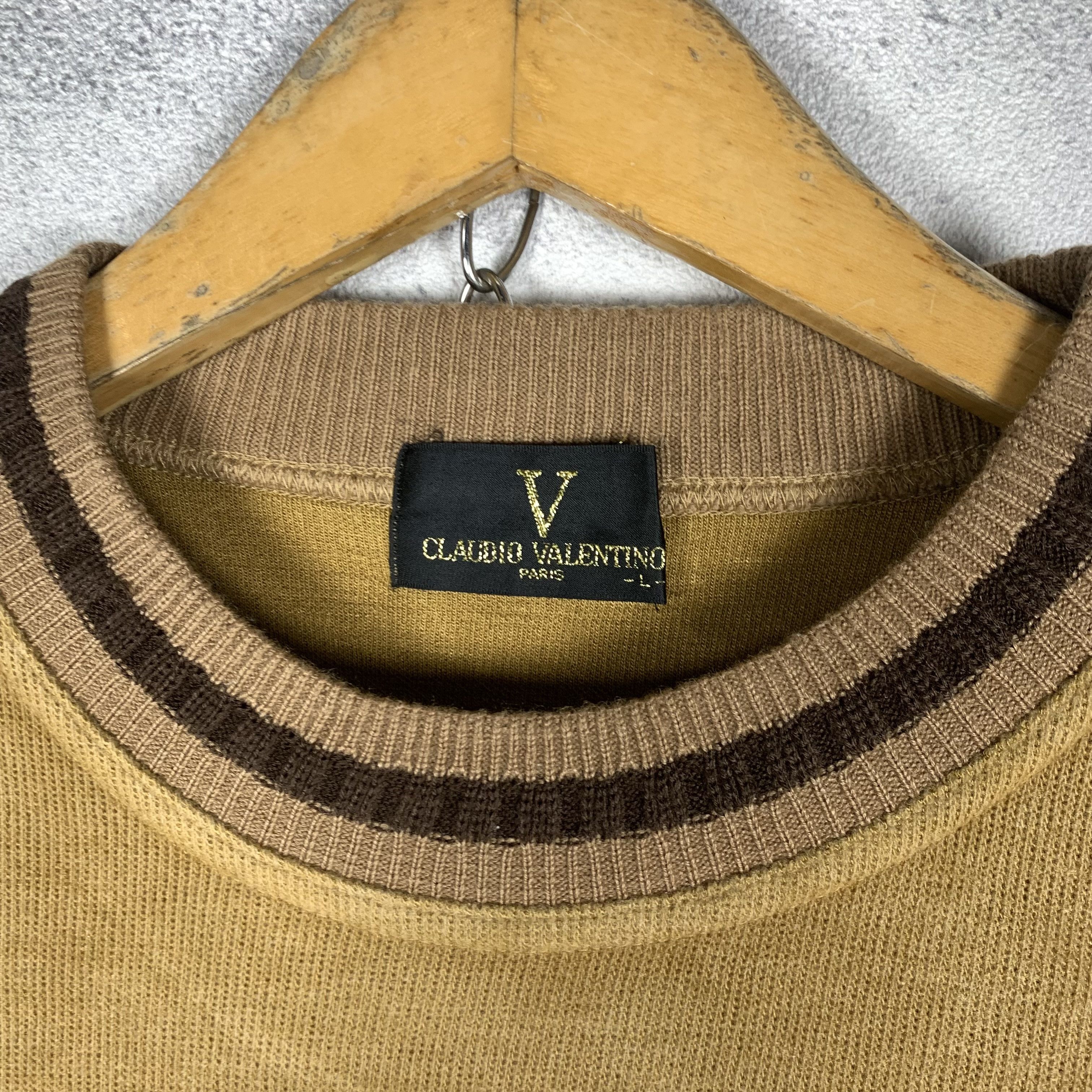 Valentino Vintage Claudio Valentino Sweatshirt Crewneck Size US M / EU 48-50 / 2 - 5 Thumbnail