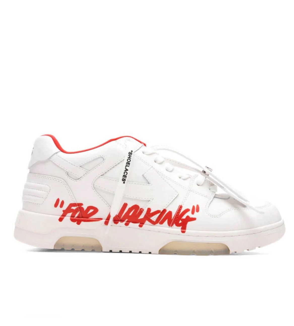 Off-White OFF-WHITE VIRGIL ABLOH OUT OF OFFICE FOR WALKING WHITE/RED Size US 8.5 / EU 41-42 - 1 Thumbnail
