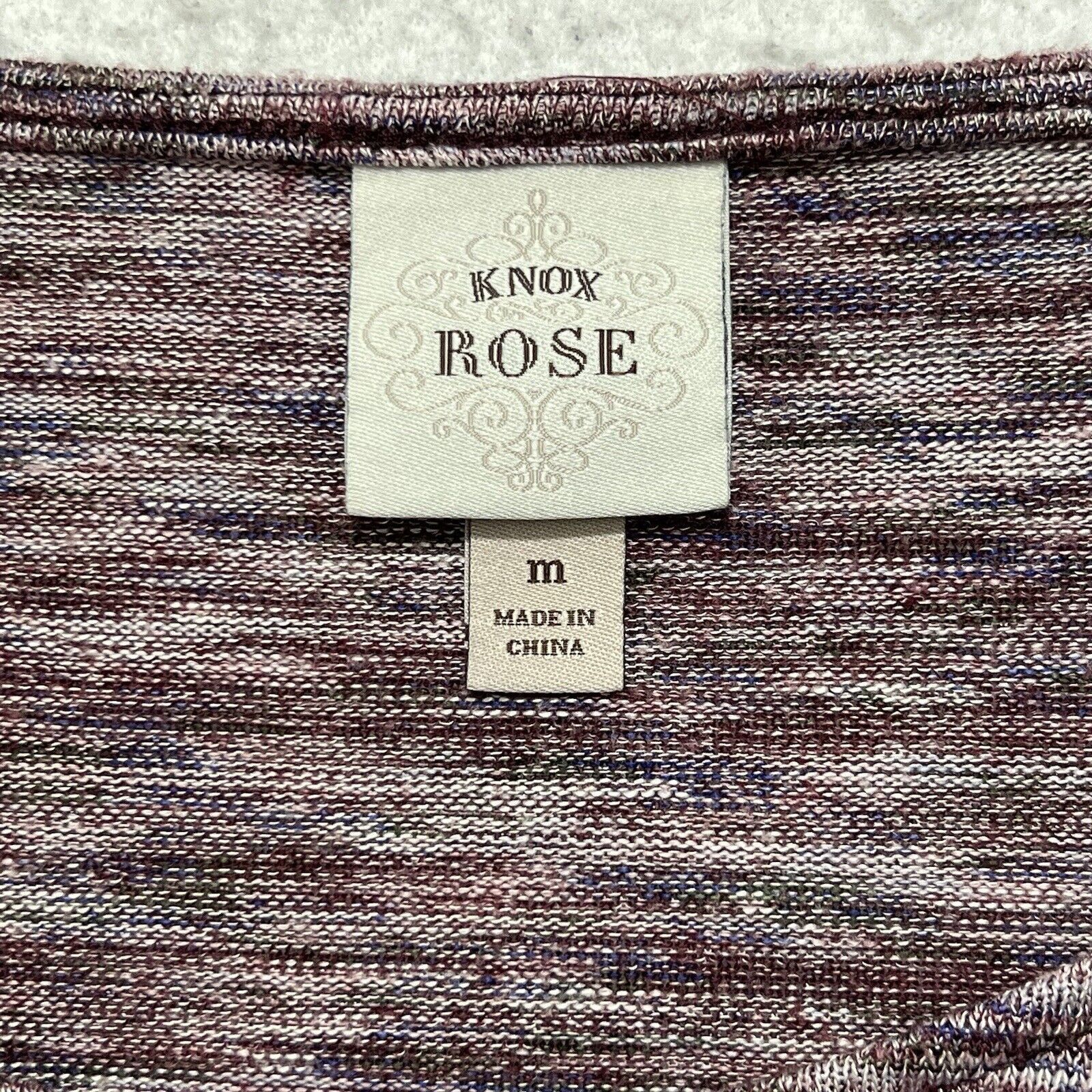 Target Basics Knox Rose Oversized Short Sleeve Ombre Purple Boho Sweater Size M / US 6-8 / IT 42-44 - 3 Thumbnail