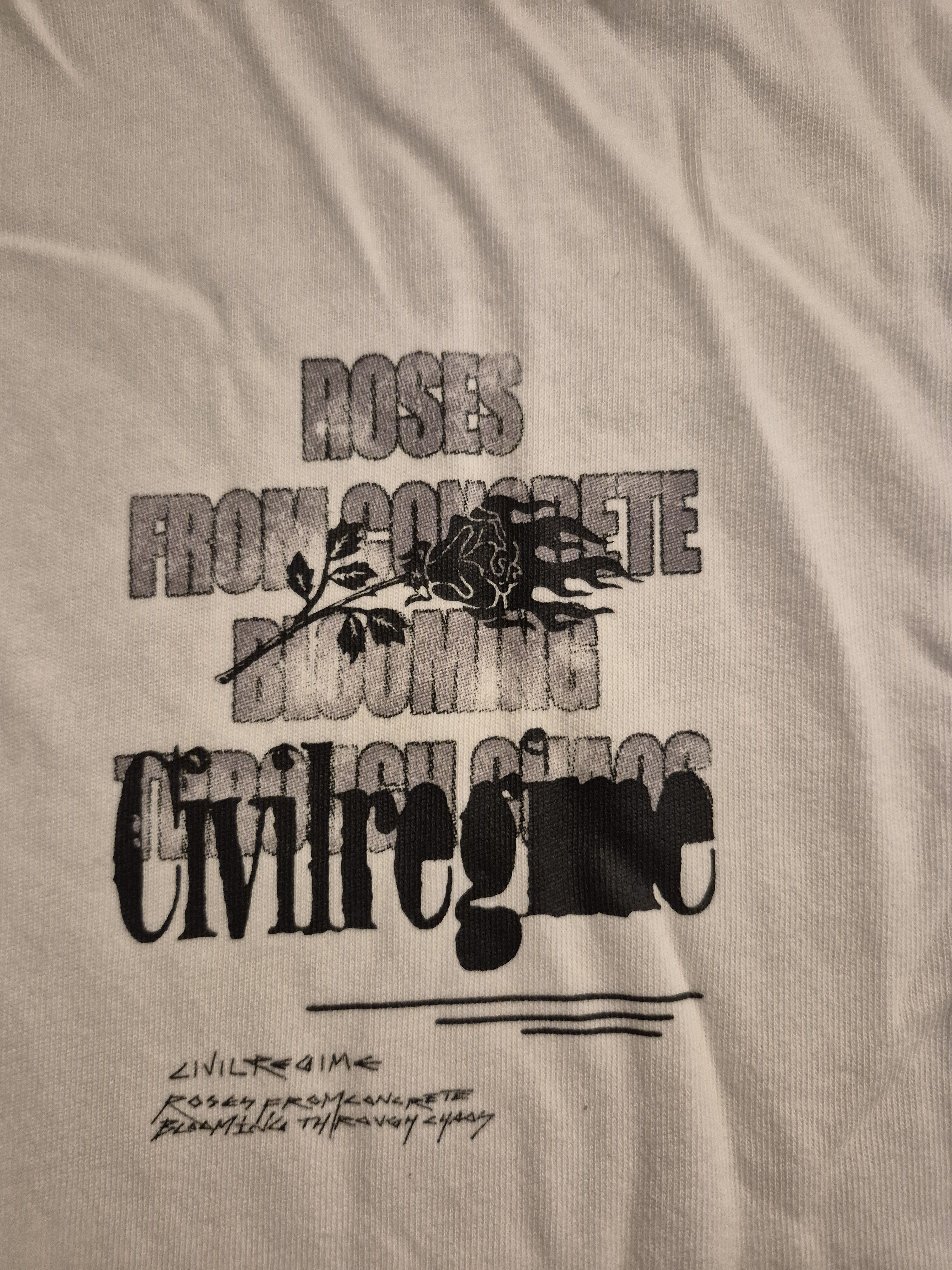 Civil Regime Civil Regime White Tee Shirt Size Large Size US L / EU 52-54 / 3 - 2 Thumbnail