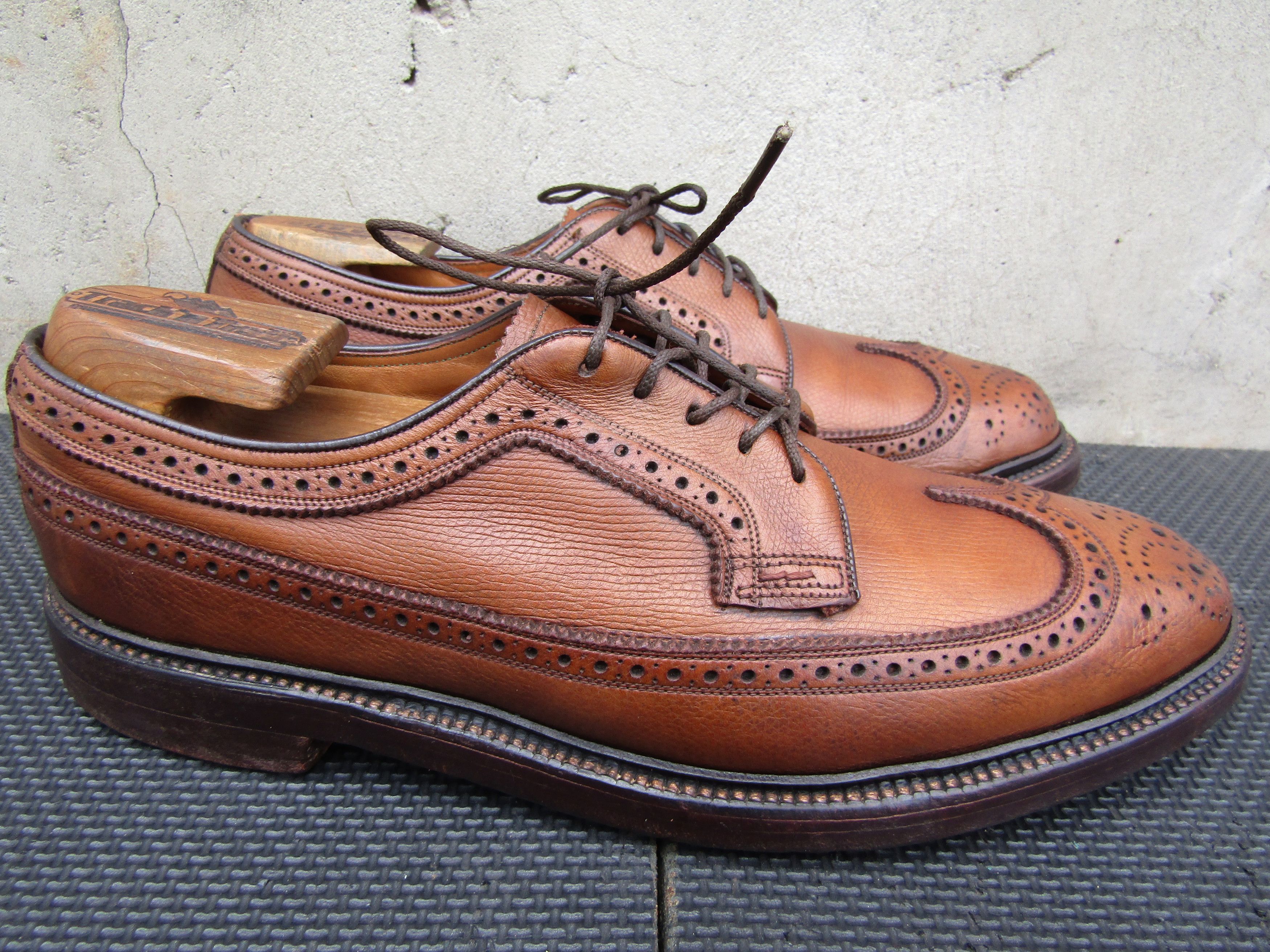 Florsheim Vtg Florsheim Imperial 93602 Kenmoor Rare V-Cleat Longwing Size US 8 / EU 41 - 5 Thumbnail