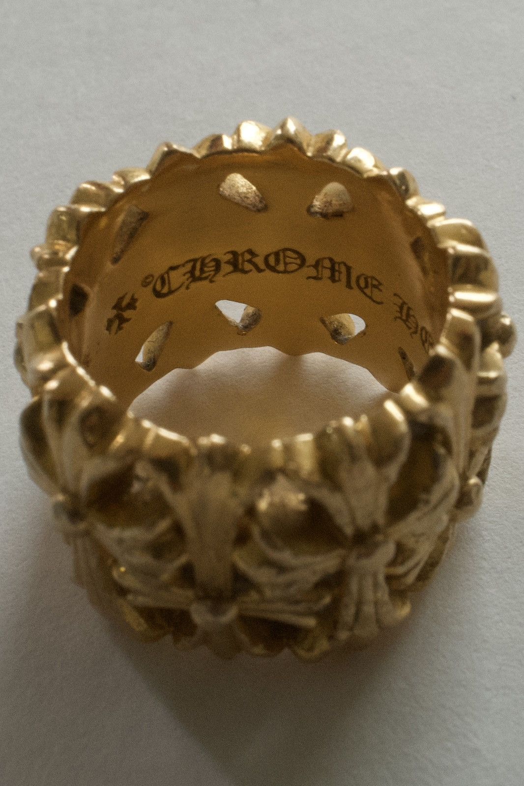 Chrome Hearts 22k Gold Cemetery Ring Size 6 Size ONE SIZE - 5 Thumbnail