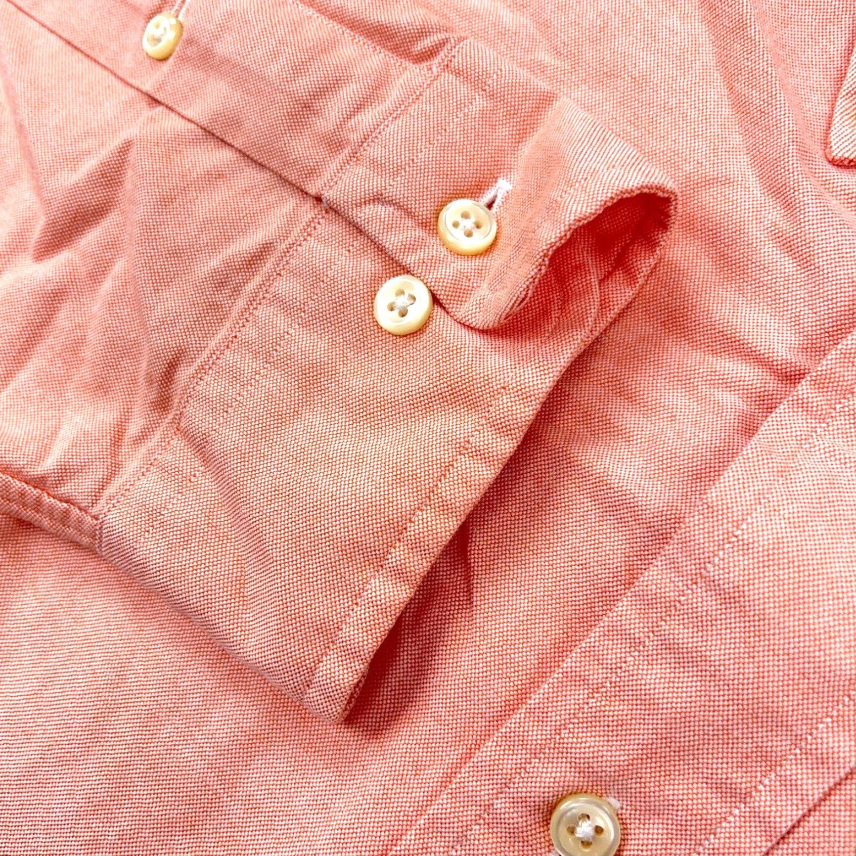 Ralph Lauren Ralph Lauren Shirt Men 17 32 Orange Button Up Oxford Cloth Dress OCBD A03 Size 46R - 5 Thumbnail