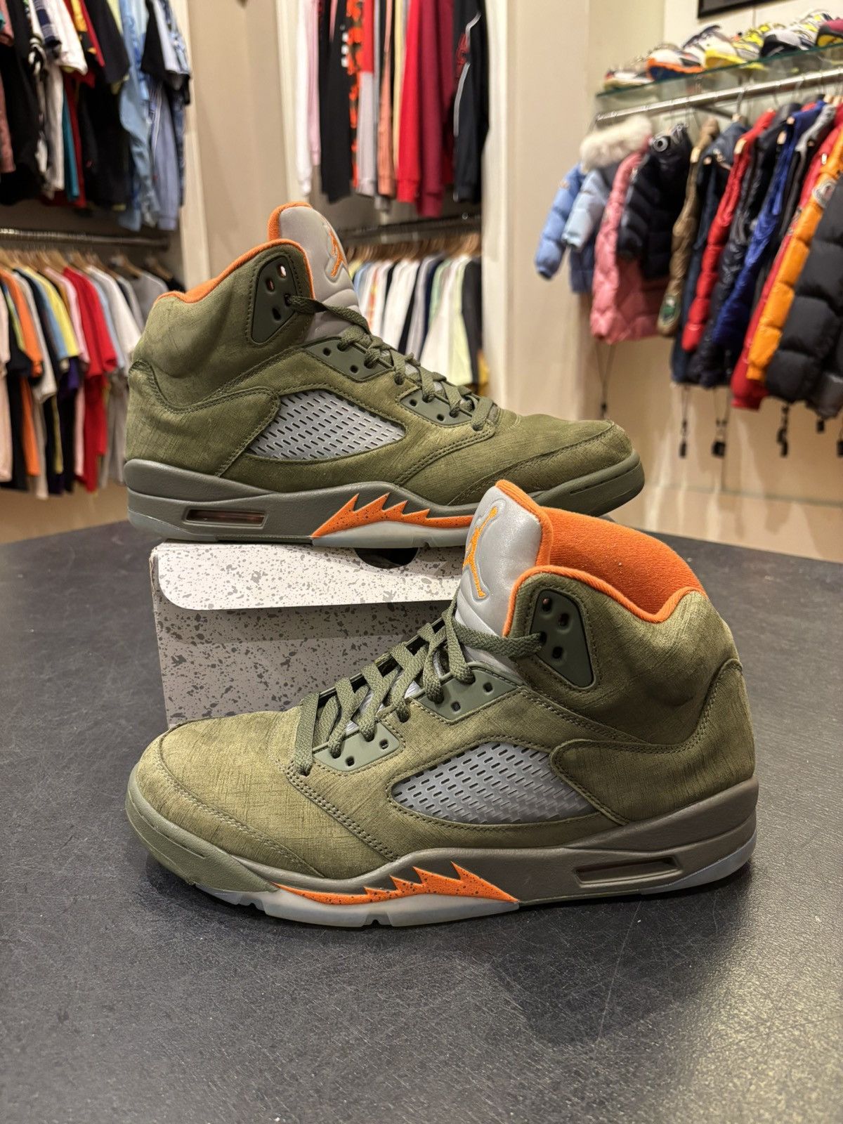 Jordan Brand Jordan 5 Retro ‘Olive’ Size US 11.5 / EU 44-45 - 1 Thumbnail