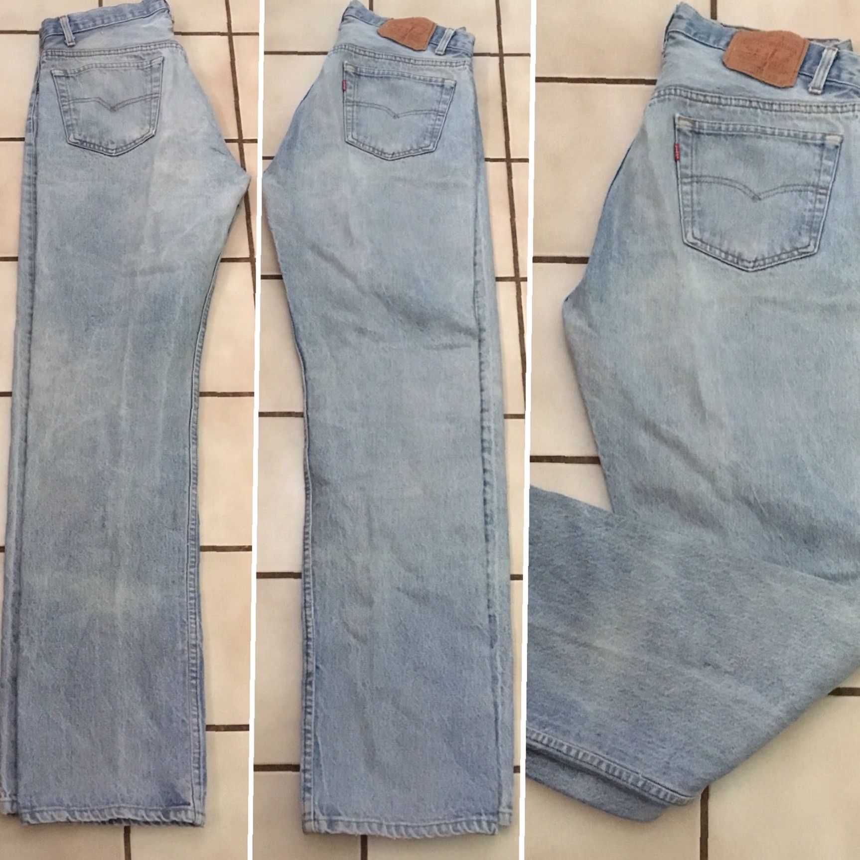 Vintage VINTAGE Levi’s 501 Jeans Button Fly 34x34 Levi’s USA Blue Denim Sizes 36 34 Size US 34 / EU 50 - 5 Thumbnail