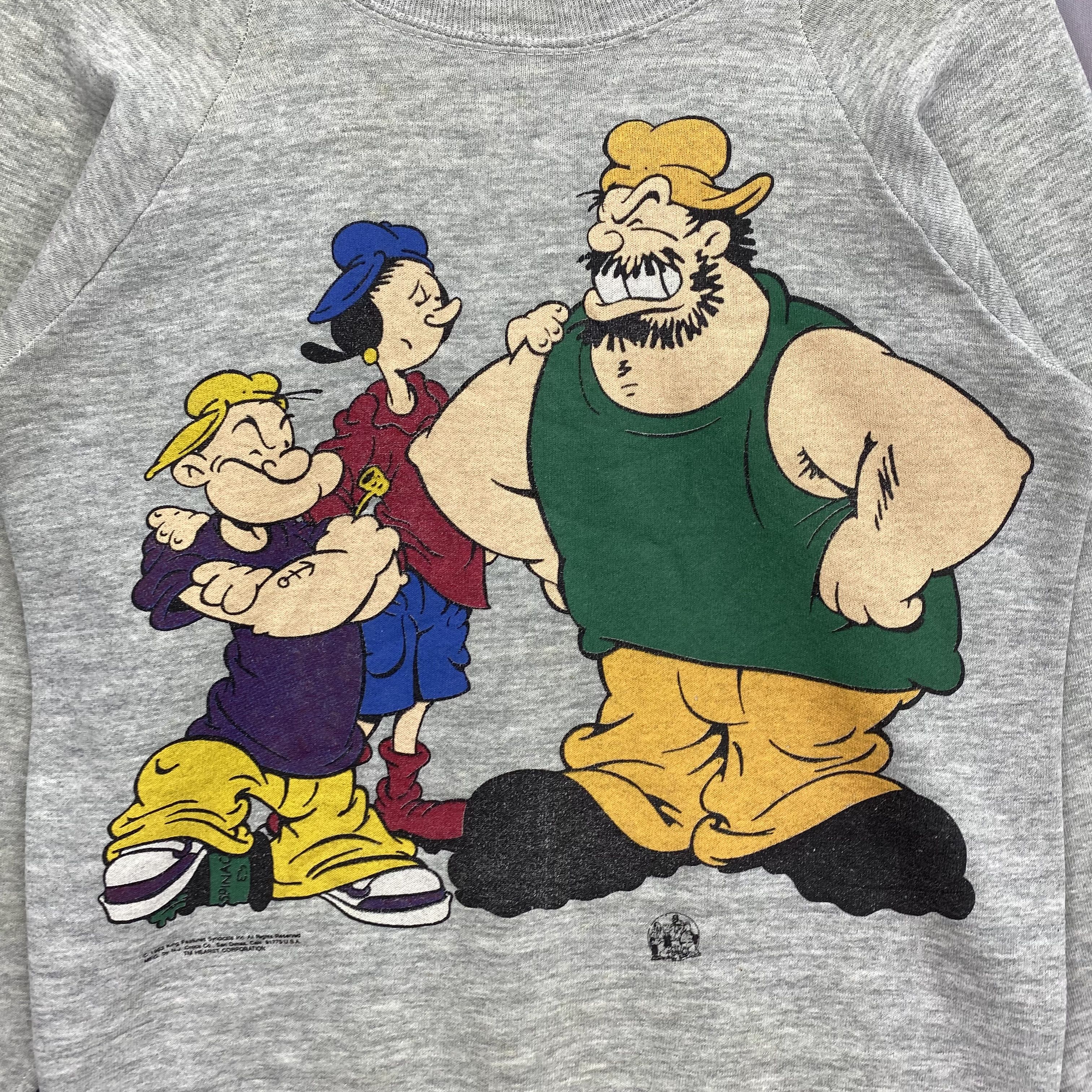 Cartoon Network Vintage 90s Popeye Sweater Sweatshirt Jumper Pullover Size US XS / EU 42 / 0 - 2 Thumbnail