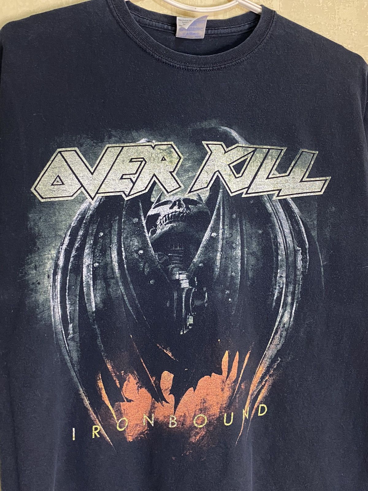 Band Tees × Vintage Vintage OverKill Ironbound Band Death Metal Tee T-shirt Size US S / EU 44-46 / 1 - 2 Thumbnail