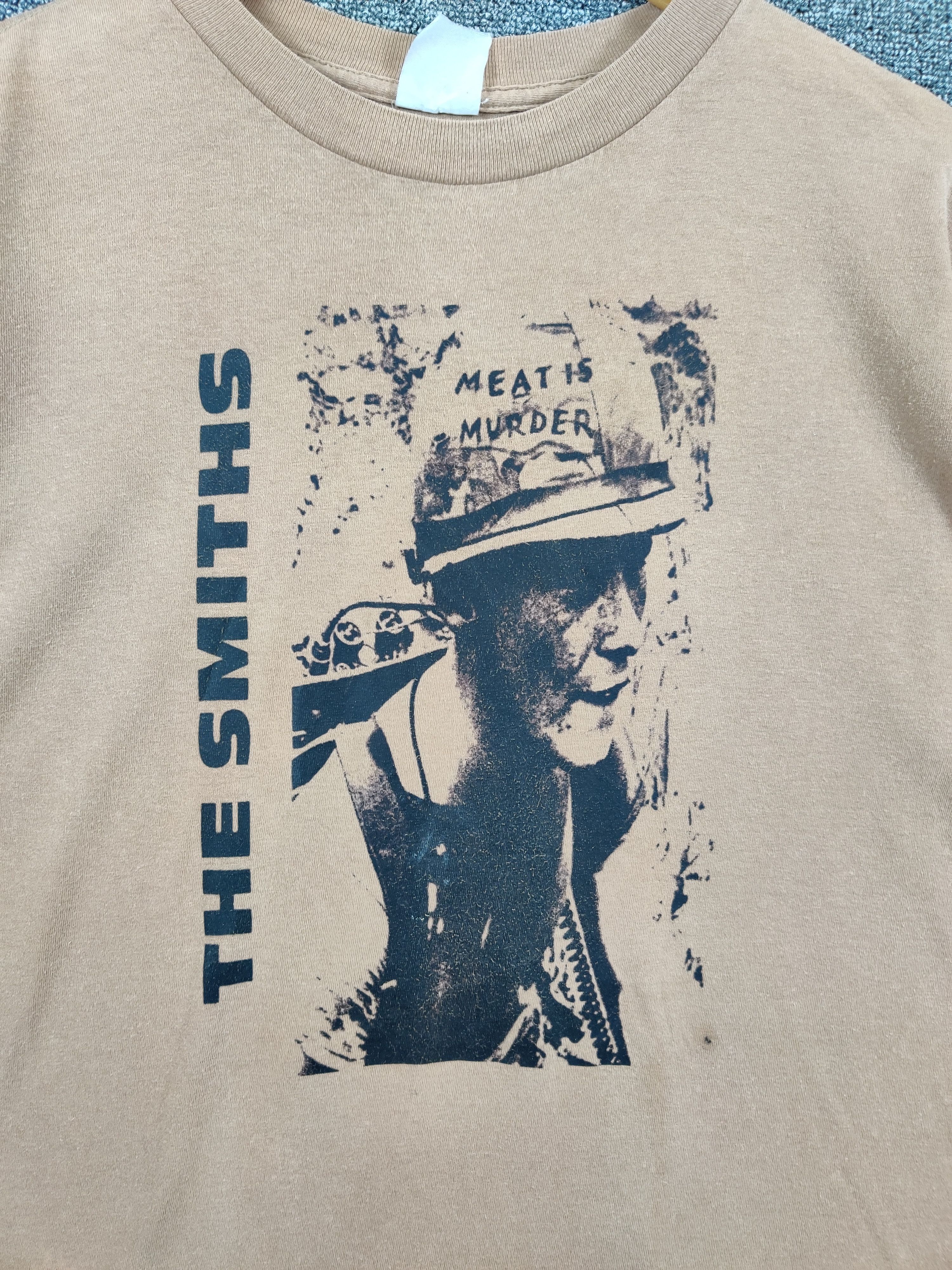 Band Tees Vintage The Smiths Meat Is Murder Band Tee Tshirt Size US L / EU 52-54 / 3 - 7 Thumbnail