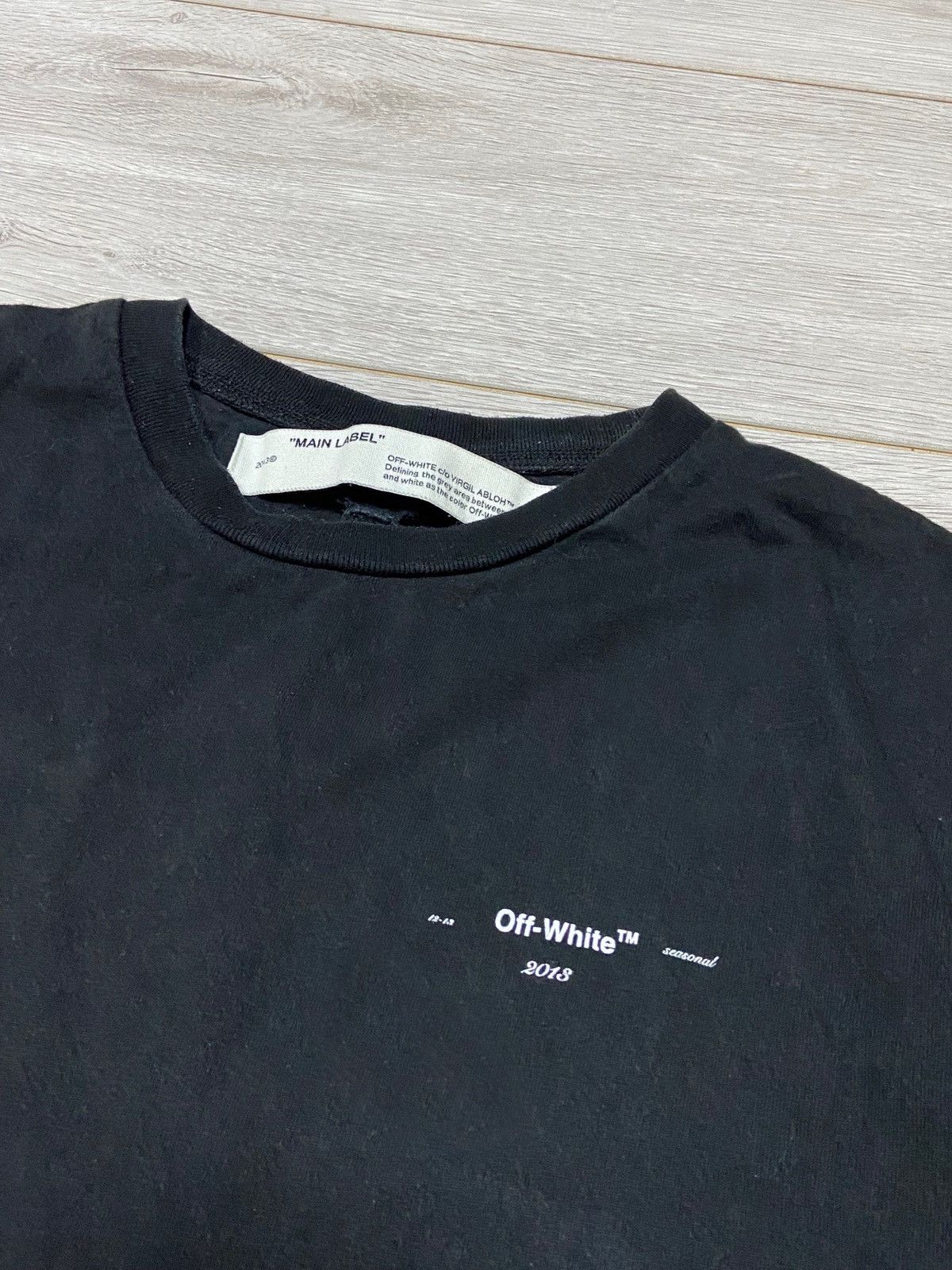 Off-White Off-White 2013 small logo t-shirt Size US S / EU 44-46 / 1 - 3 Thumbnail