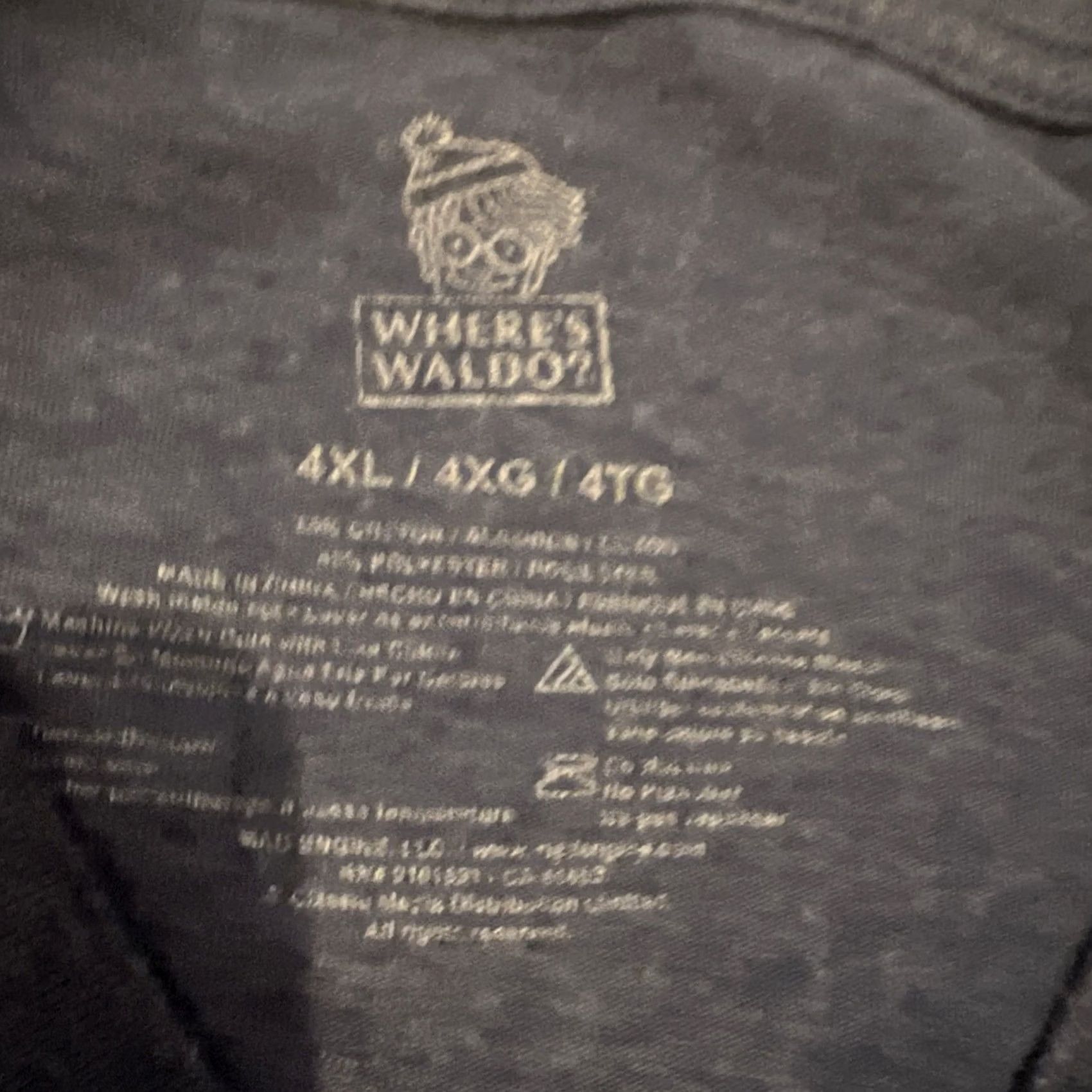Aldo VINTAGE Where’s Waldo See You When You See Me Shirt 4XL Blue Waldo See You When You See Me Tee Shirt Mens Shirts Size US XXL / EU 58 / 5 - 4 Thumbnail
