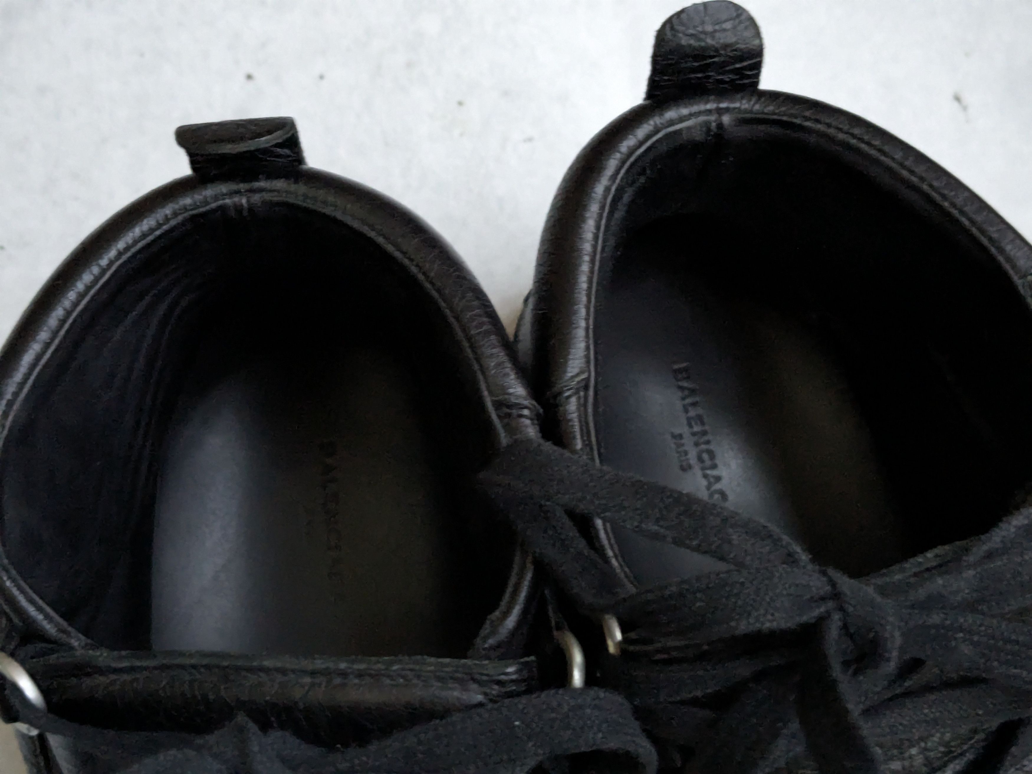 Balenciaga Balenciaga Arena Sneakers Black 11 High Tops Leather Size US 11 / EU 44 - 2 Thumbnail