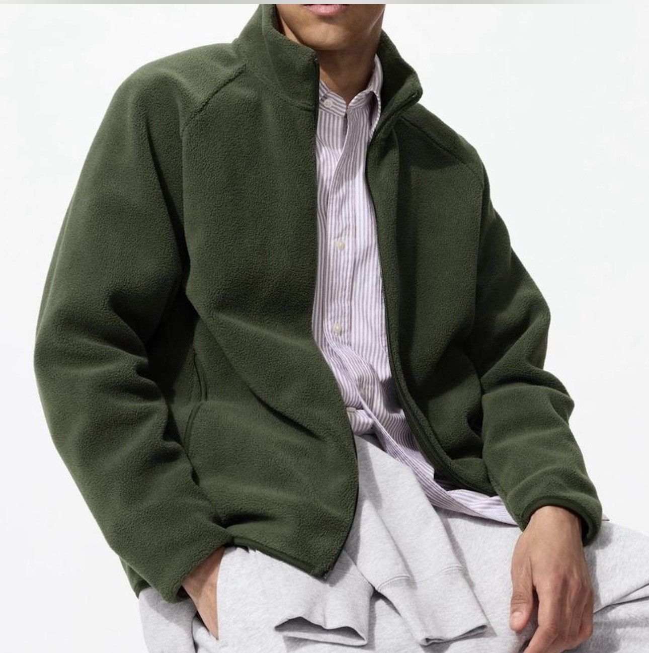 Uniqlo Uniqlo Full Zip Micro-fleece Jacket Size US XL / EU 56 / 4 - 1 Thumbnail