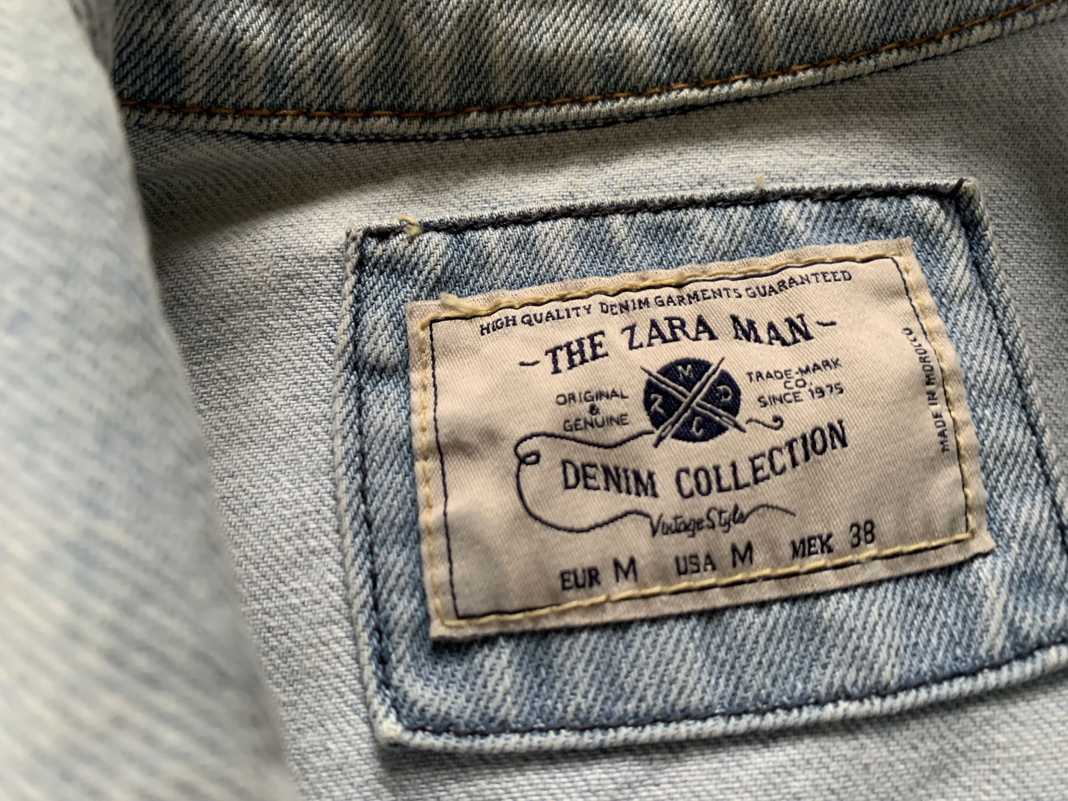 Zara Man Jeans Denim Jacket