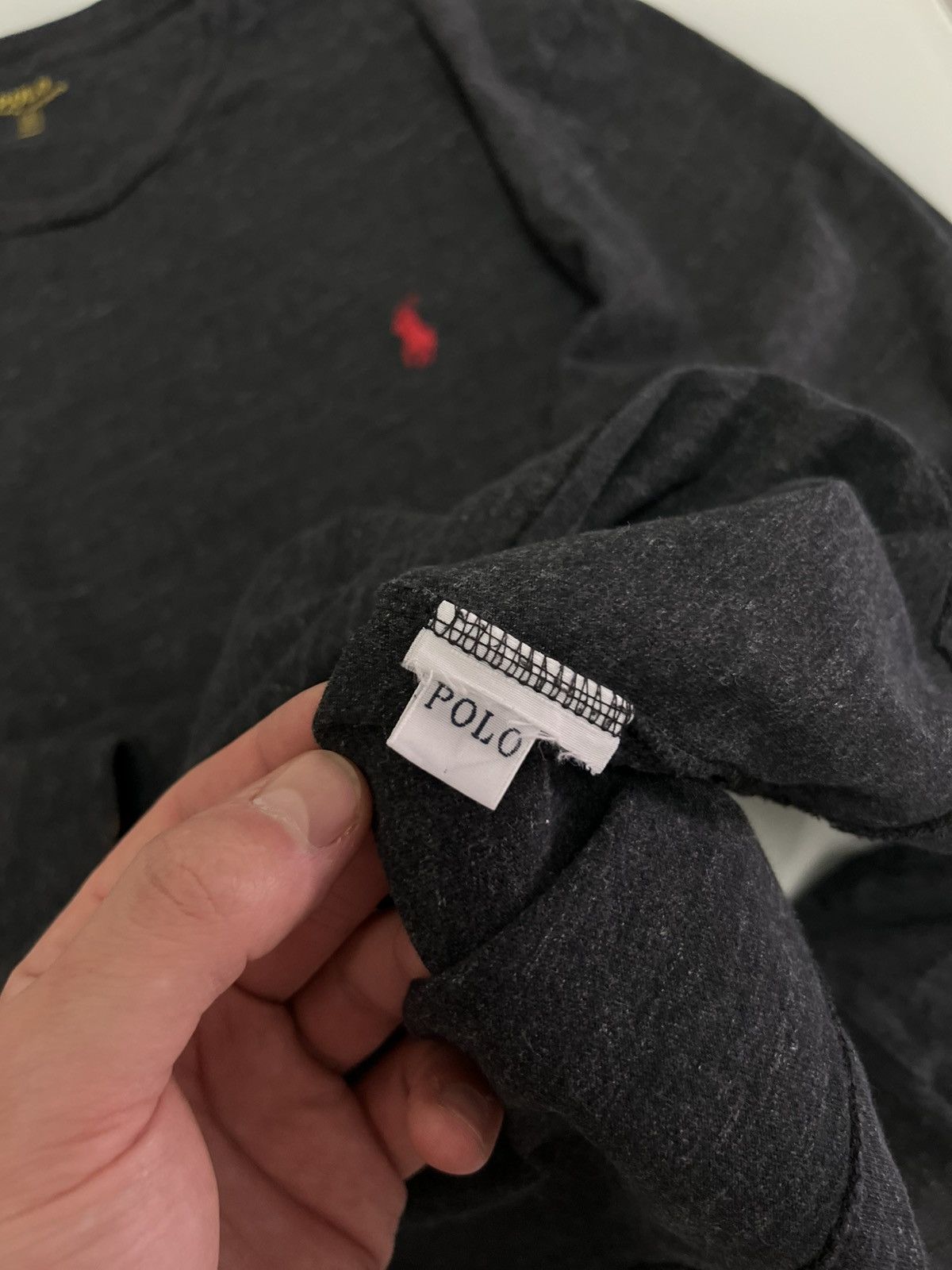 Polo Ralph Lauren Vintage Polo Ralph Lauren Long Sleeve Dark Grey Size US S / EU 44-46 / 1 - 9 Thumbnail