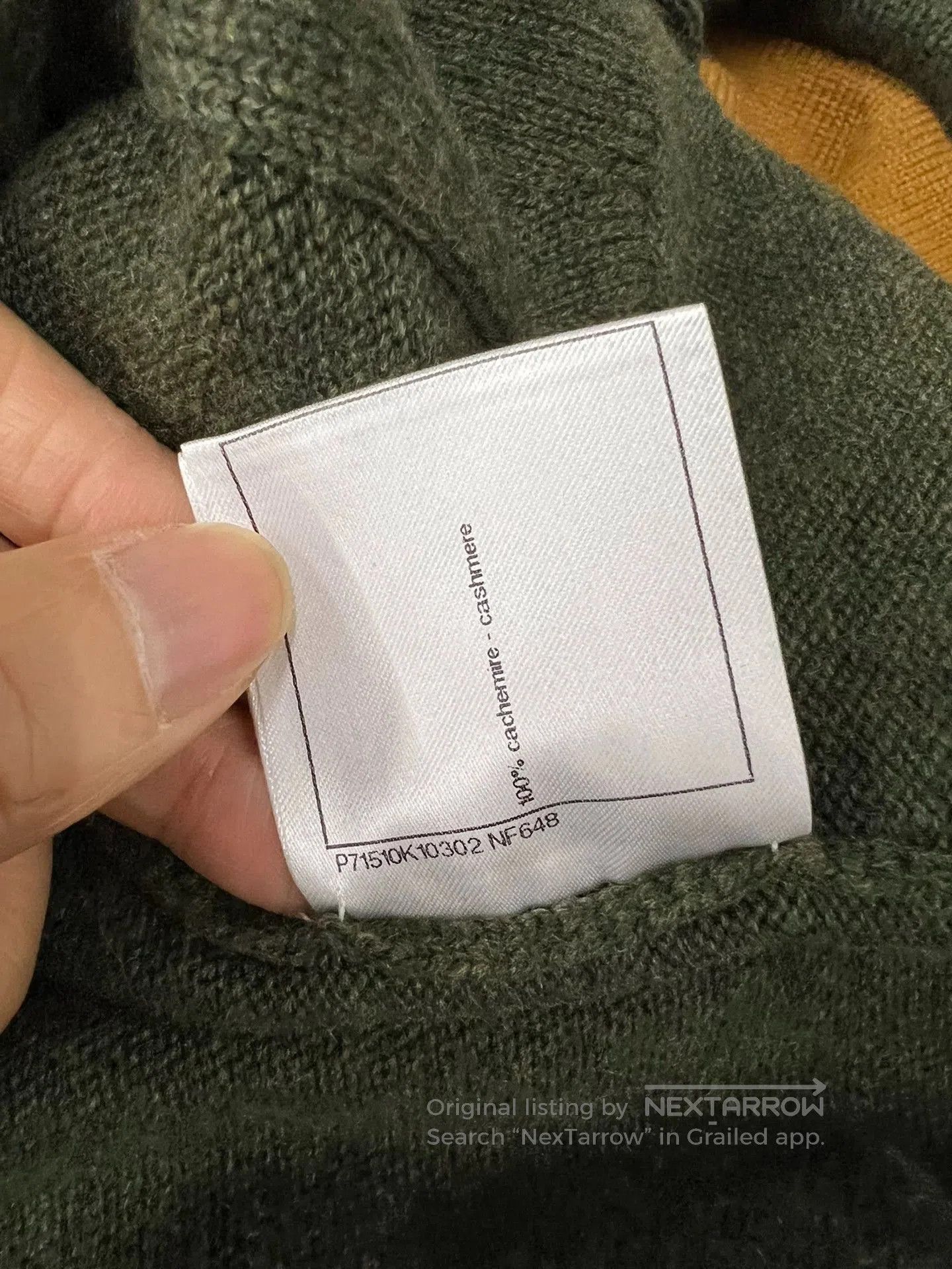 Chanel Chanel Green Long Cashmere Cardigan. Size US S / EU 44-46 / 1 - 7 Thumbnail