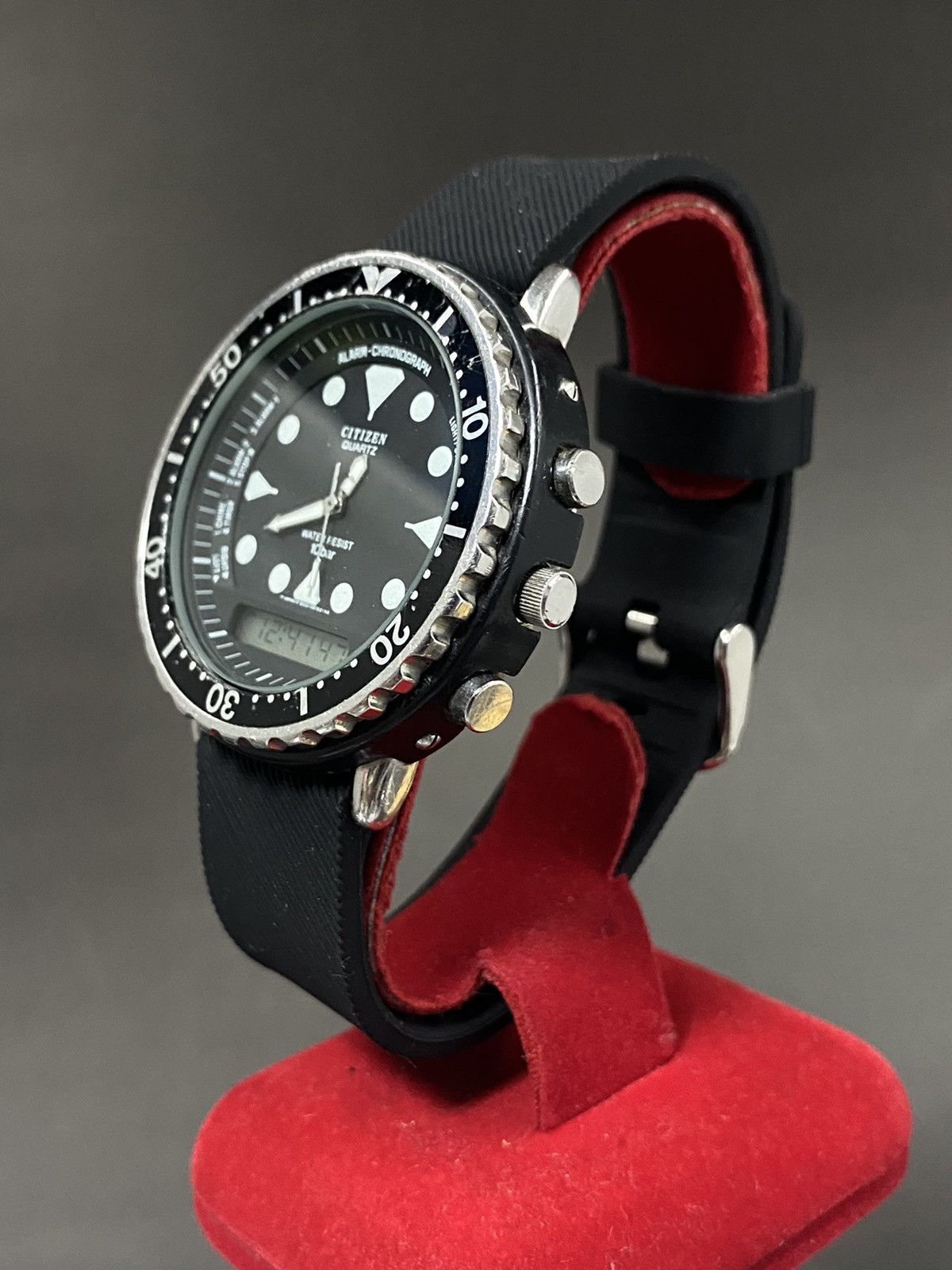 Citizen × Vintage Rare Vintage CITIZEN Diver Analog/Digital Quartz Men’s Watch Size ONE SIZE - 3 Thumbnail
