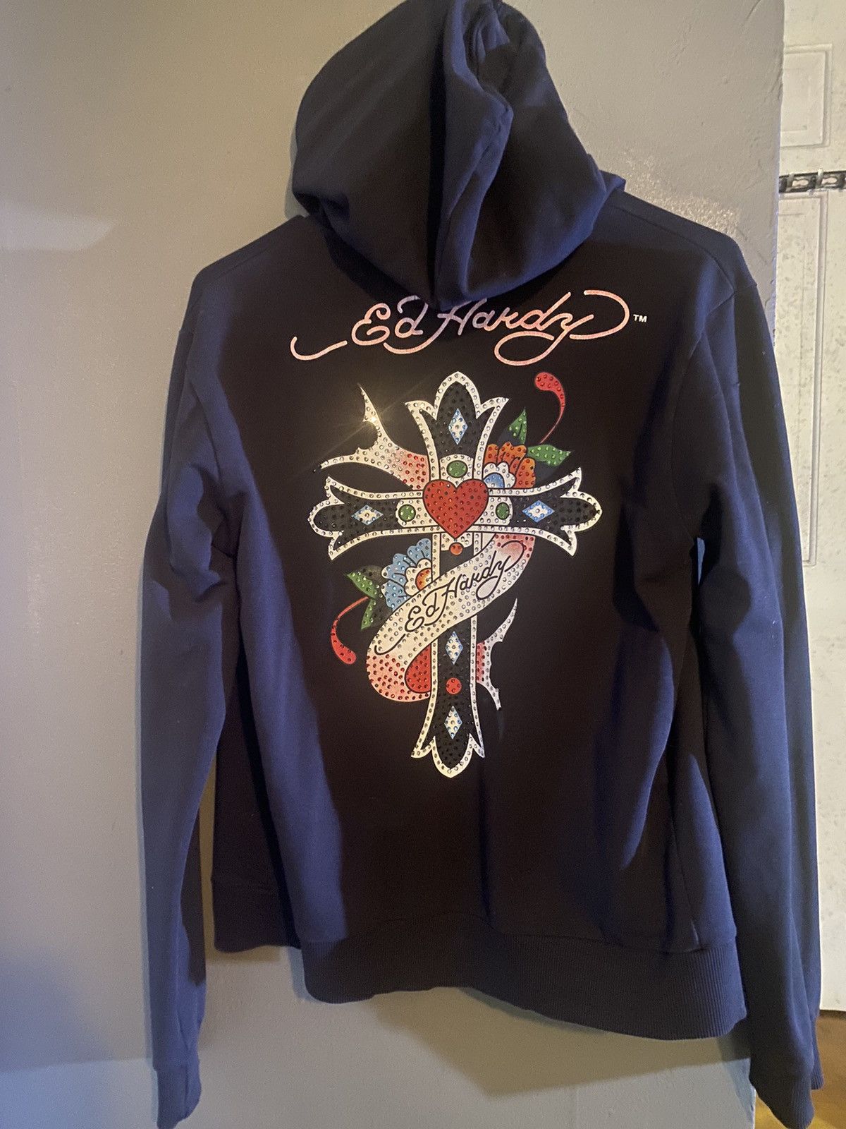 Ed Hardy × Vintage Vintage Ed Hardy Zip Jacket Size US S / EU 44-46 / 1 - 1 Thumbnail