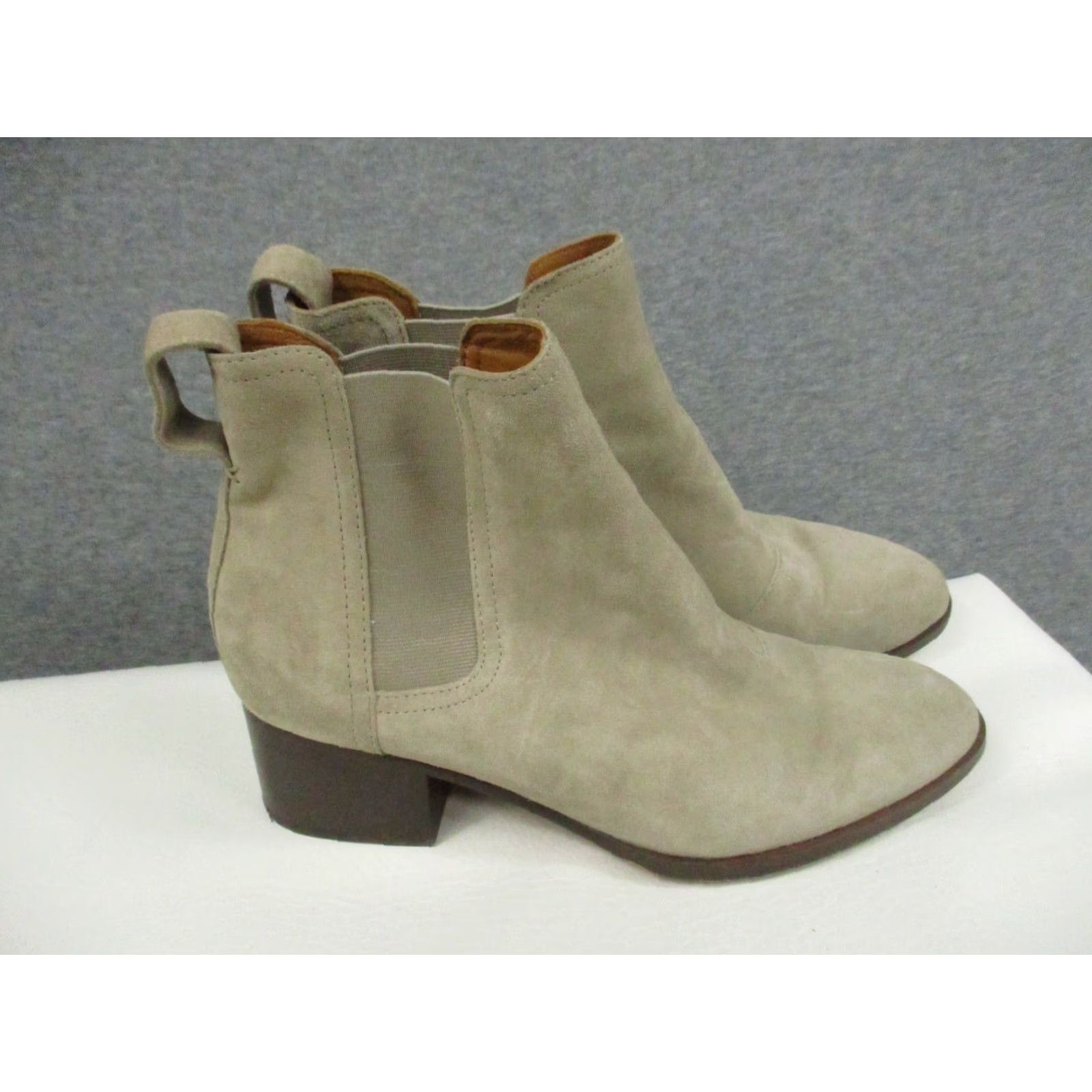 Rag & Bone rag & bone Gray Suede Leather Ankle Boots Booties Women's 37.5 Size US 8 / IT 38 - 4 Thumbnail